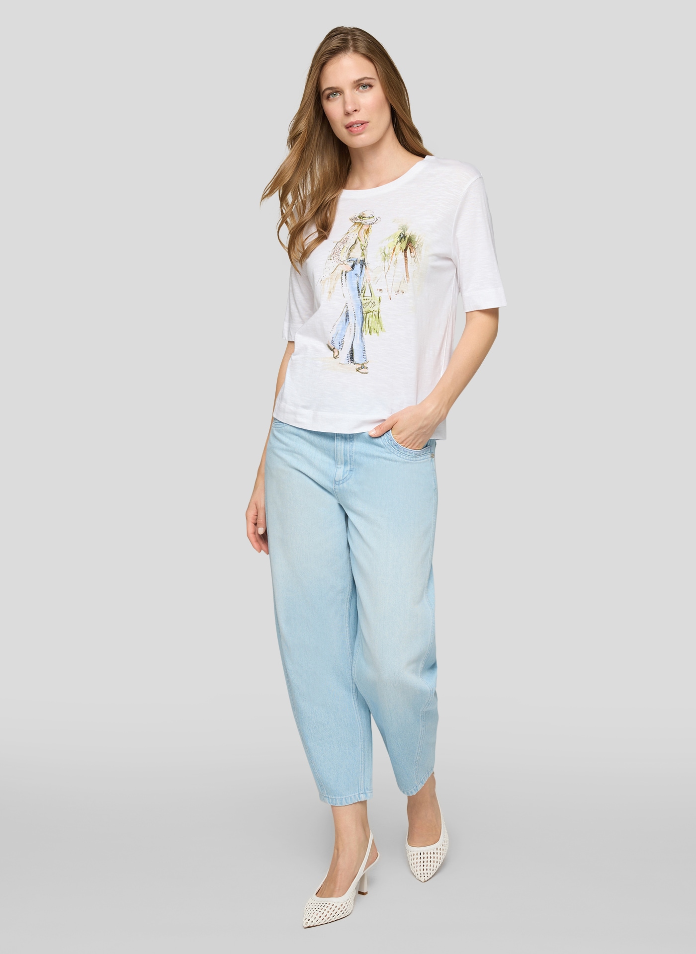 Rabe T-Shirt mit Frontprint