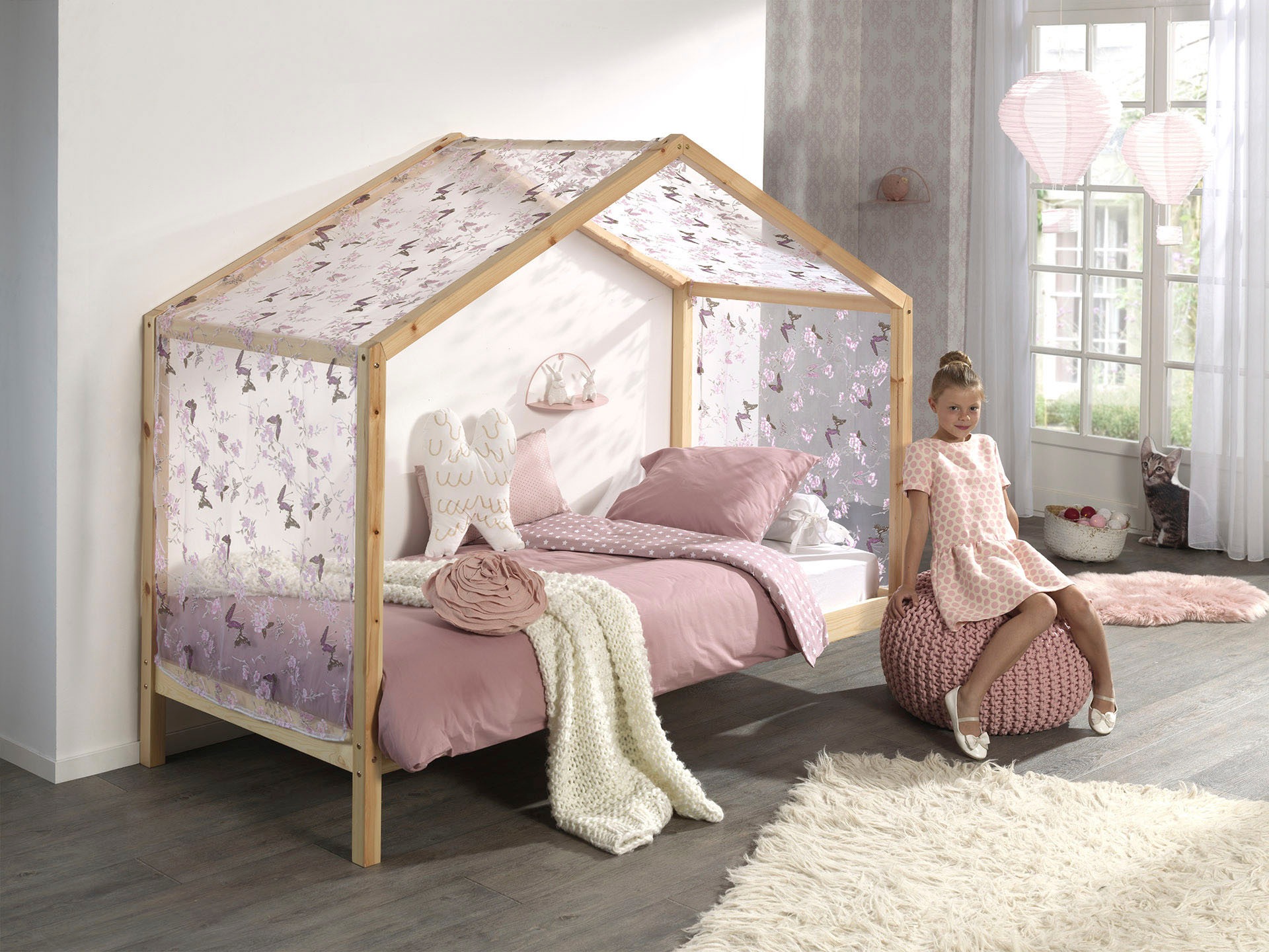 Vipack Hausbett "Dallas", (Made in Europe), wahlweise mit Bettschublade ode günstig online kaufen