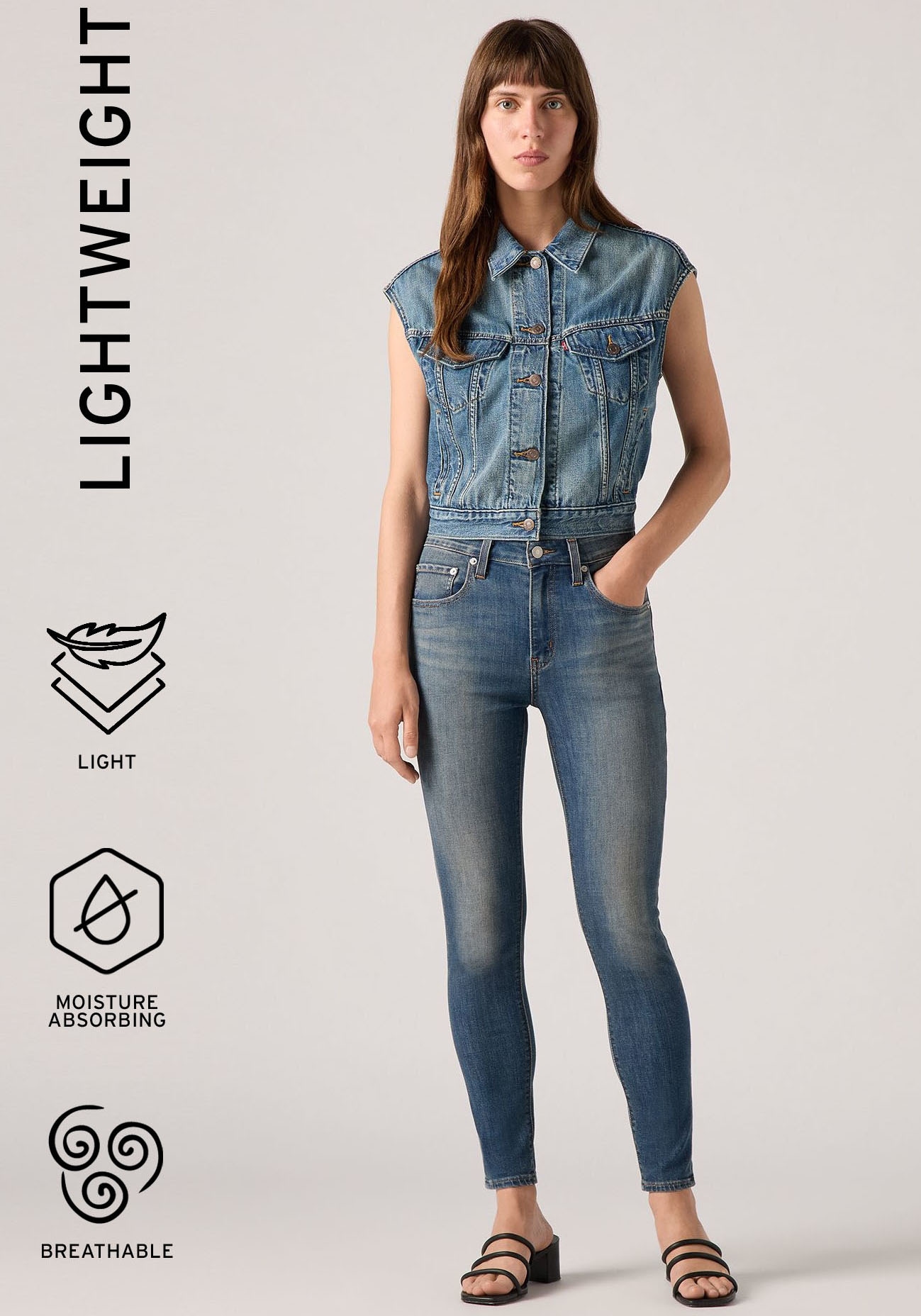 Levi's® Skinny-fit-Jeans »721 High rise skinny«, mit hohem Bund