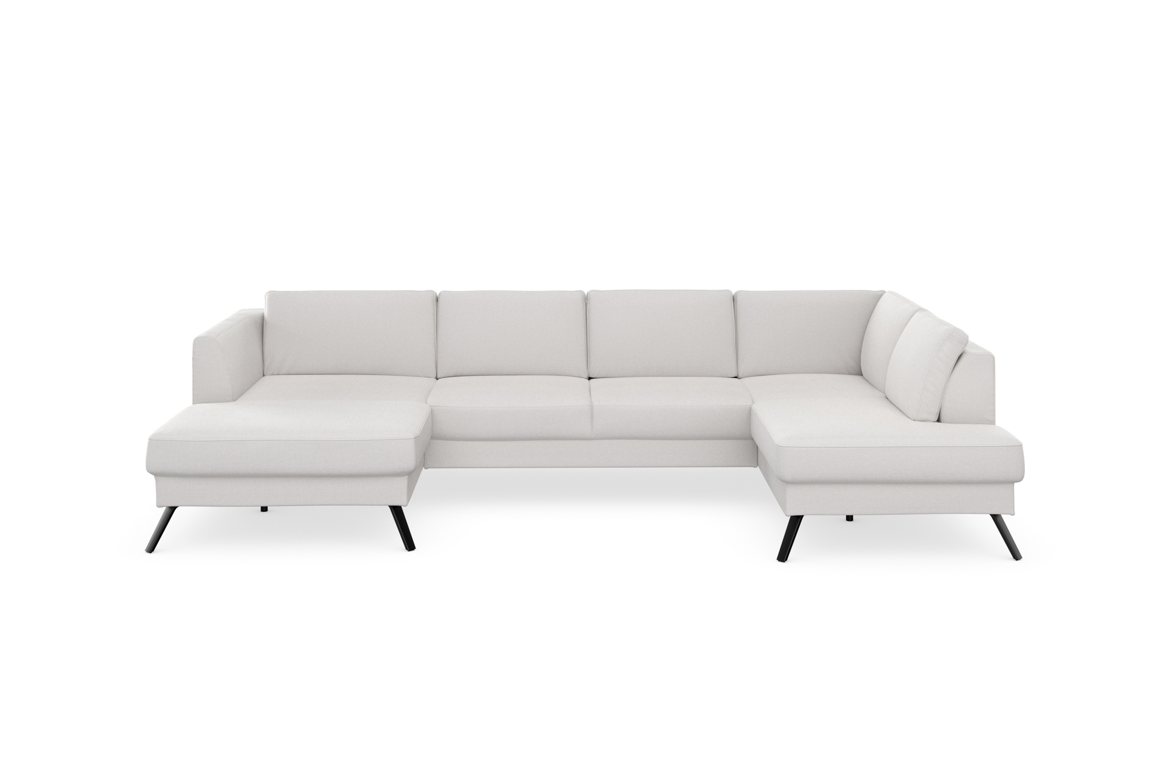 sit&more Wohnlandschaft »Lindholm U-Form«, mit Sitztiefenverstellung und Federkern