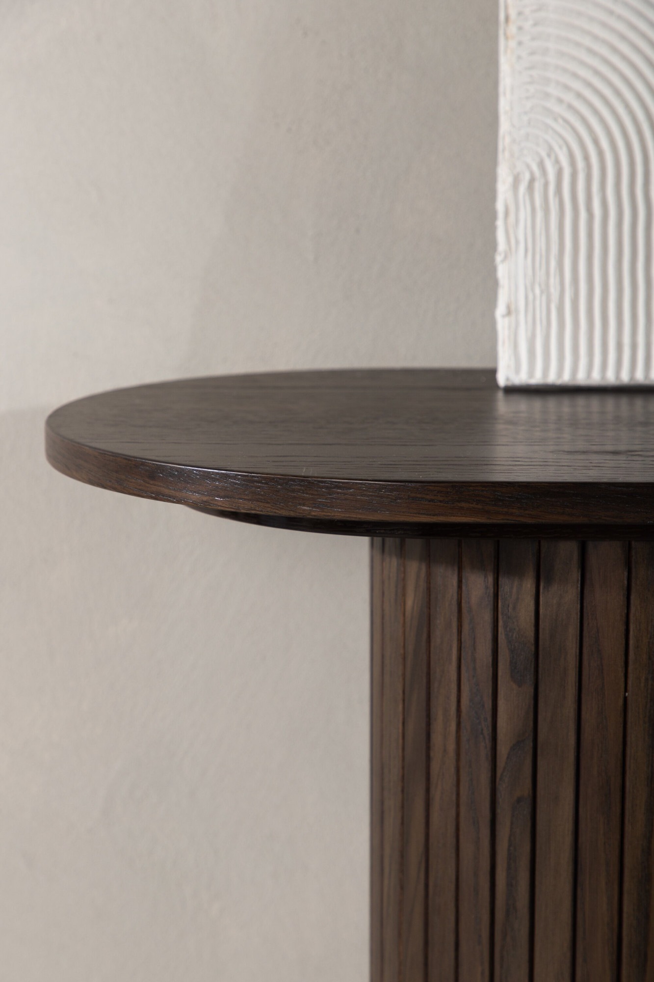 Venture Home Beistelltisch »Bianca, ovaler Konsolentisch mit Holzfurnier-Optik, 130 × 40 cm« Ablagetisch, Furnier, oval, hoch, geräumig, edel