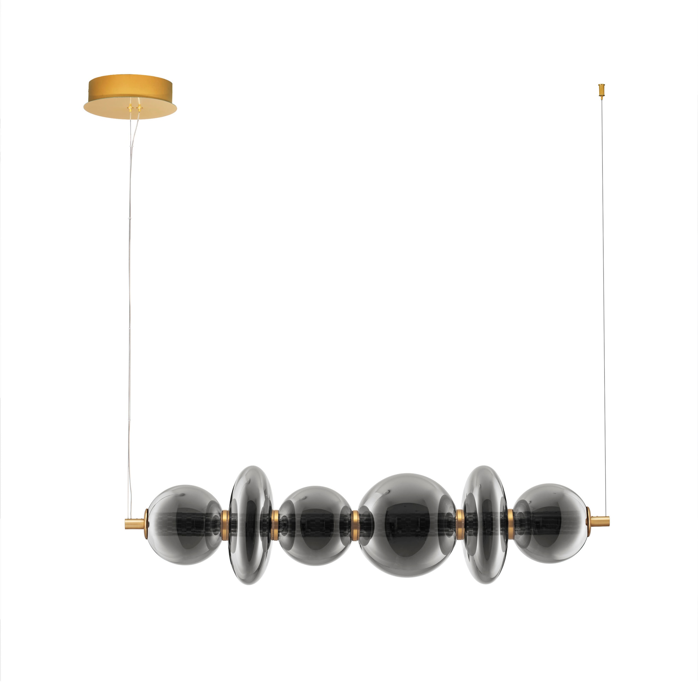 Nova Luce Pendelleuchte »NAVI«, 6 flammig, Leuchtmittel LED-Modul   LED fes günstig online kaufen