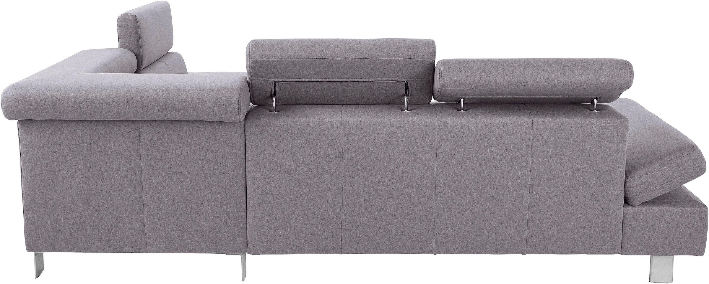 exxpo - sofa fashion Ecksofa »Fiji, L-Form«, mit Kopf- bzw. Rückenverstellung, wahlweise mit Bettfunktion