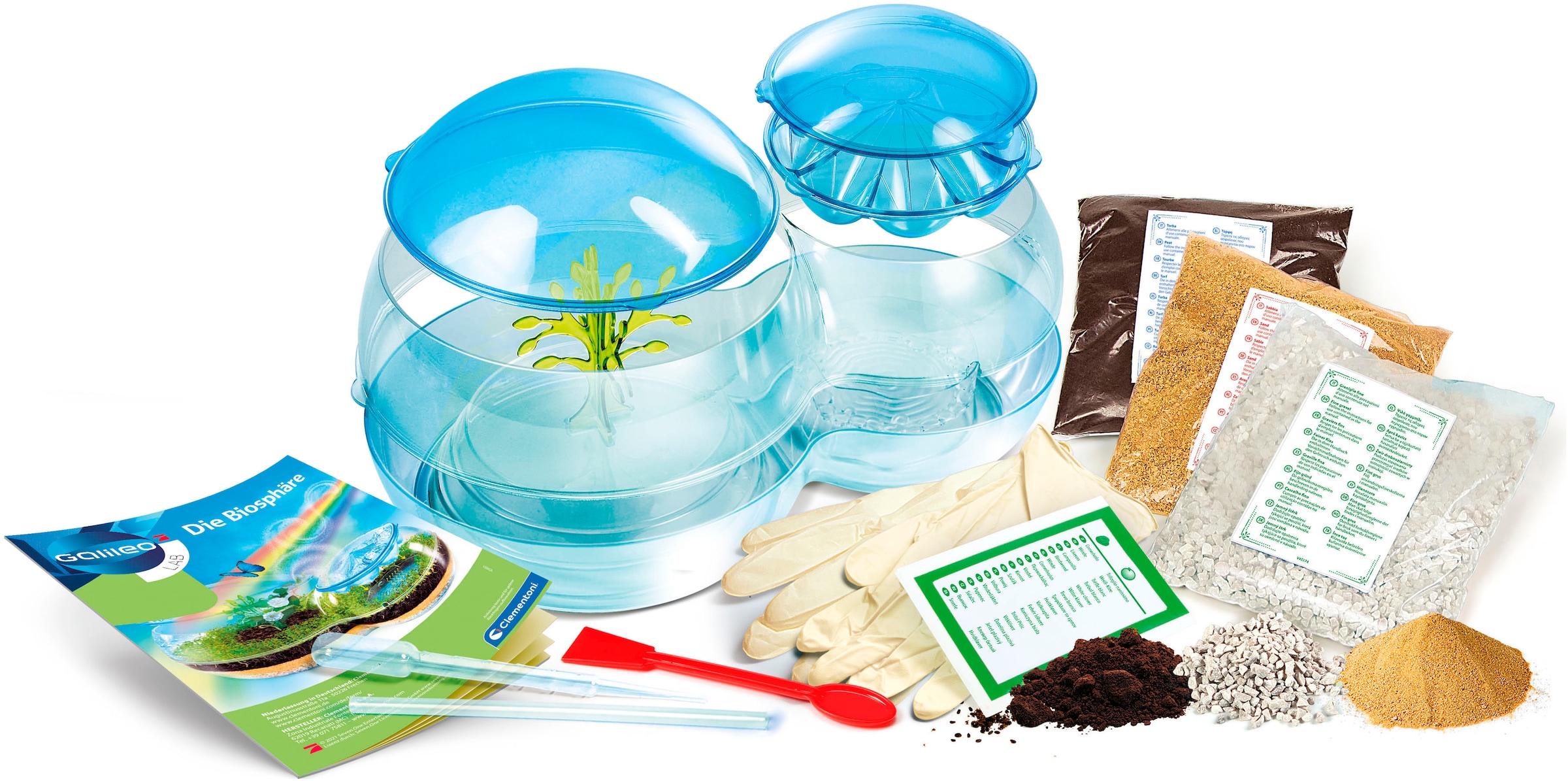 Clementoni® Experimentierkasten »Galileo, Die Biosphäre« Made in Europe