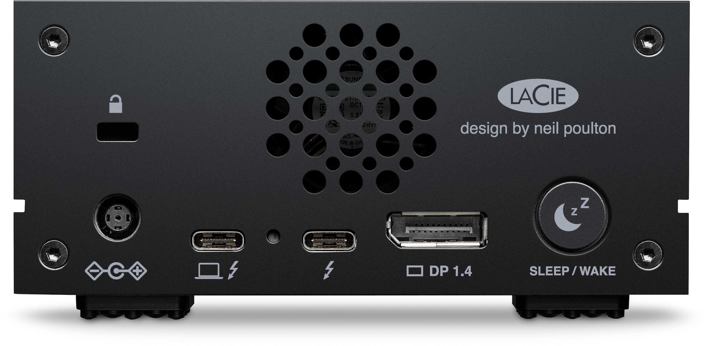 LaCie HDD-NAS-Festplatte »1big Dock«, Anschluss Thunderbolt 3-DisplayPort-SD-/CF-Kartensteckplätze-USB