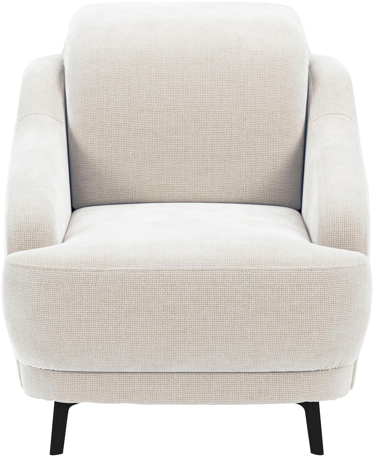 sit&more Sessel »Blues«, (1 St.), mit Metallfüßen, schwarz-matt günstig online kaufen