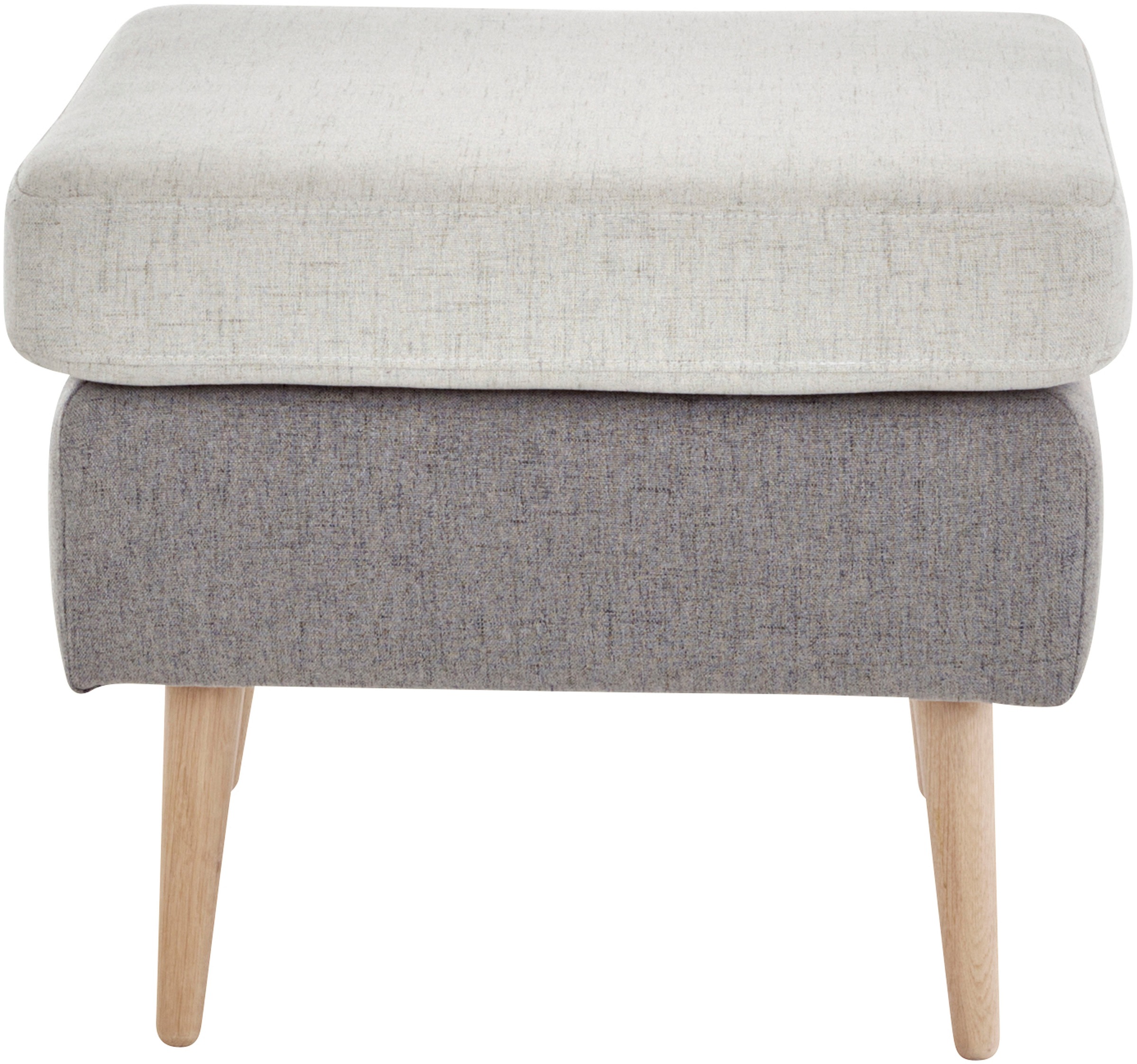 Home affaire Hocker »Salla« 2-farbig, Bouclé oder Struktur fein, passend zu günstig online kaufen