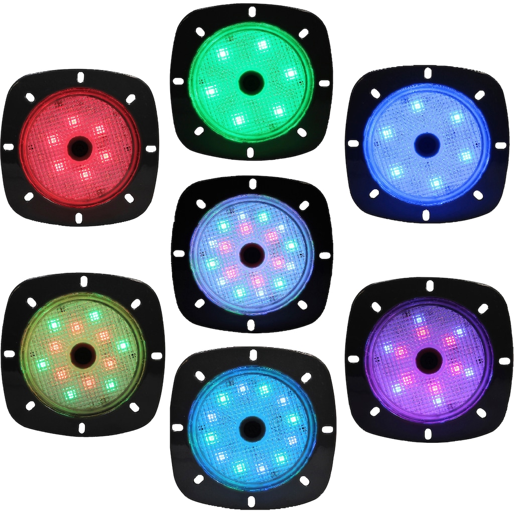 MyPool Pool-Lampe »LED Magnetscheinwerfer weiß/RGB«, Magnetisch