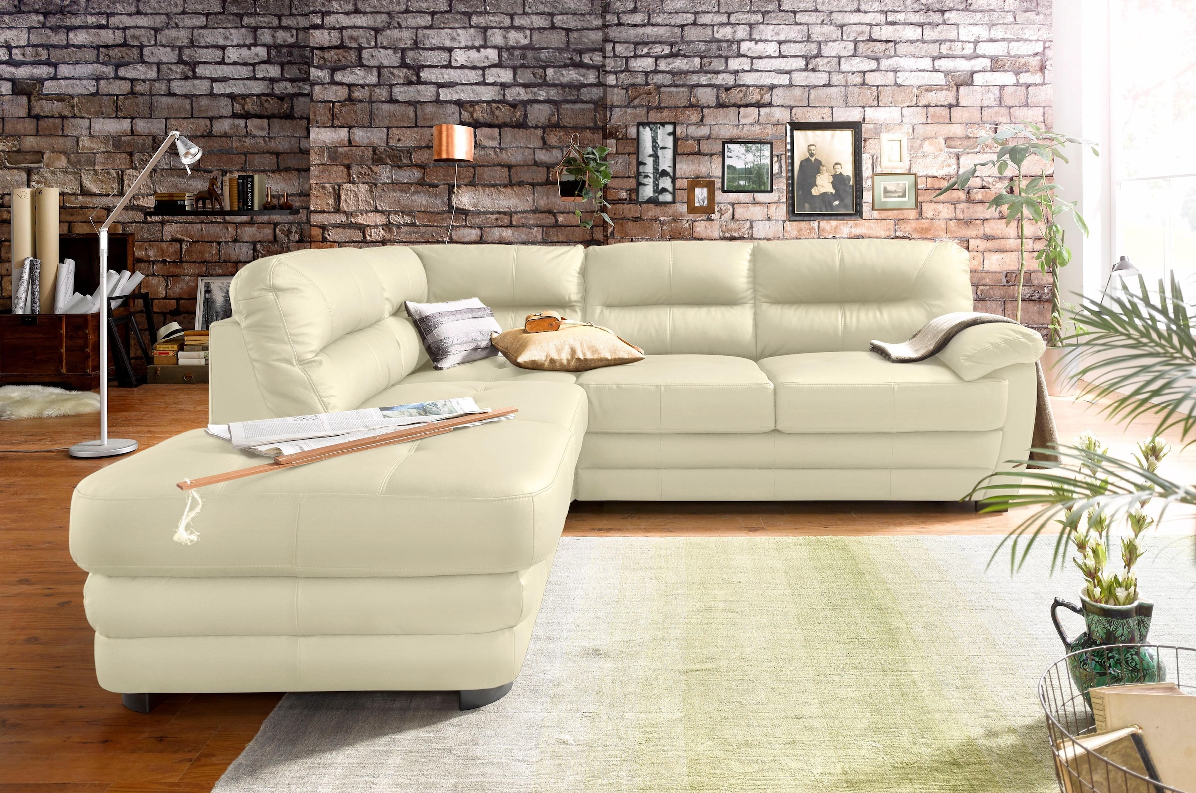 COTTA Polstergarnitur »Royale L-Form«, (Set), Set bestehend aus: Ecksofa & günstig online kaufen