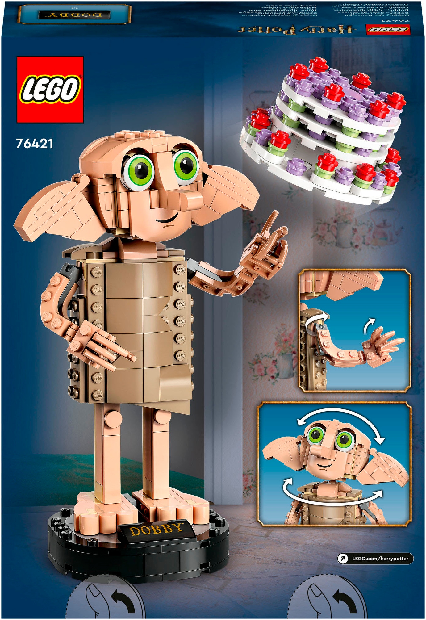 LEGO® Konstruktionsspielsteine »Dobby™ der Hauself (76421), LEGO® Harry Potter™«, (403 St.), Made in Europe