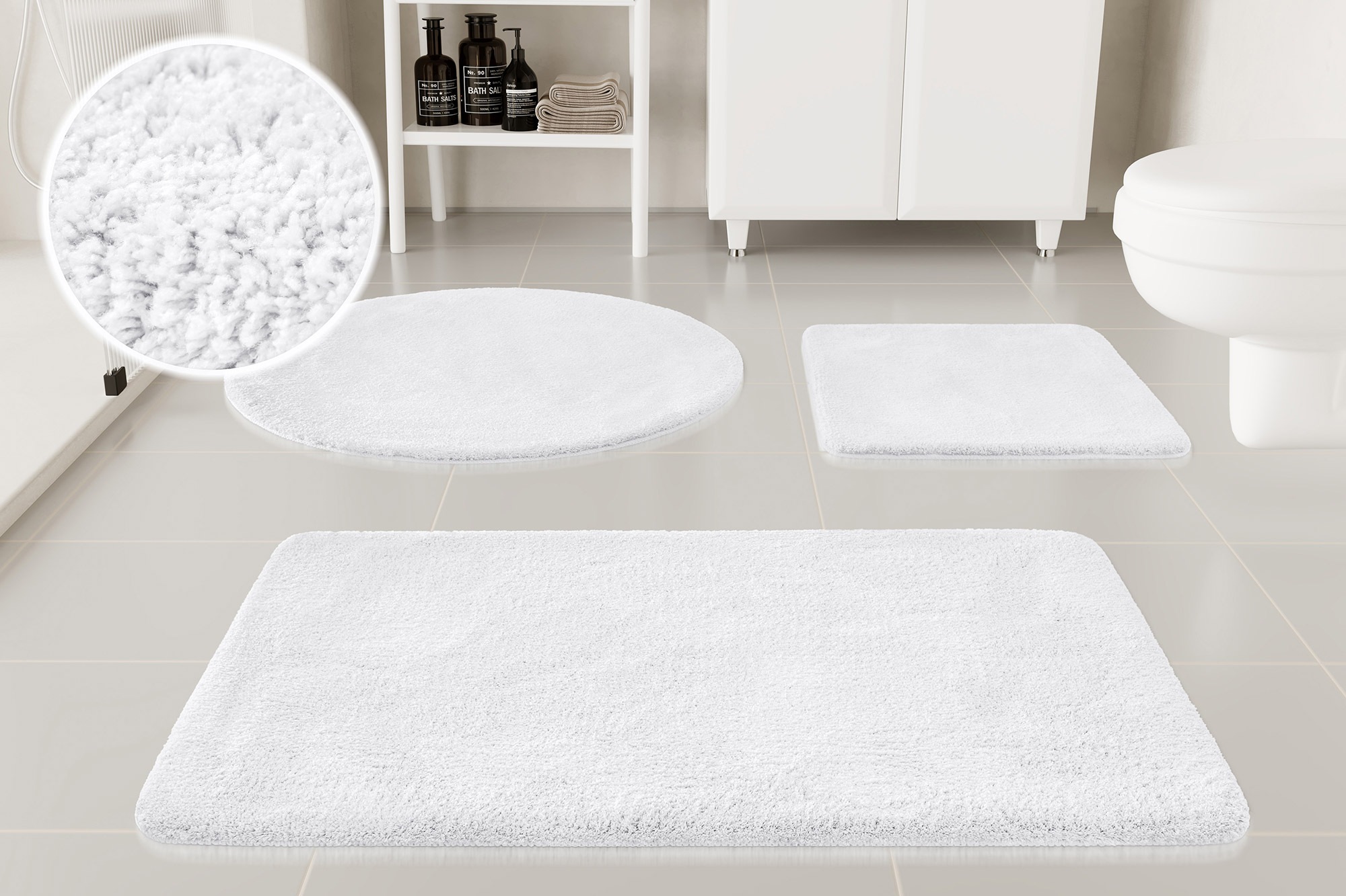 OTTO home Badematte »Neele«, rutschhemmend beschichtet, schnell trocknend, günstig online kaufen