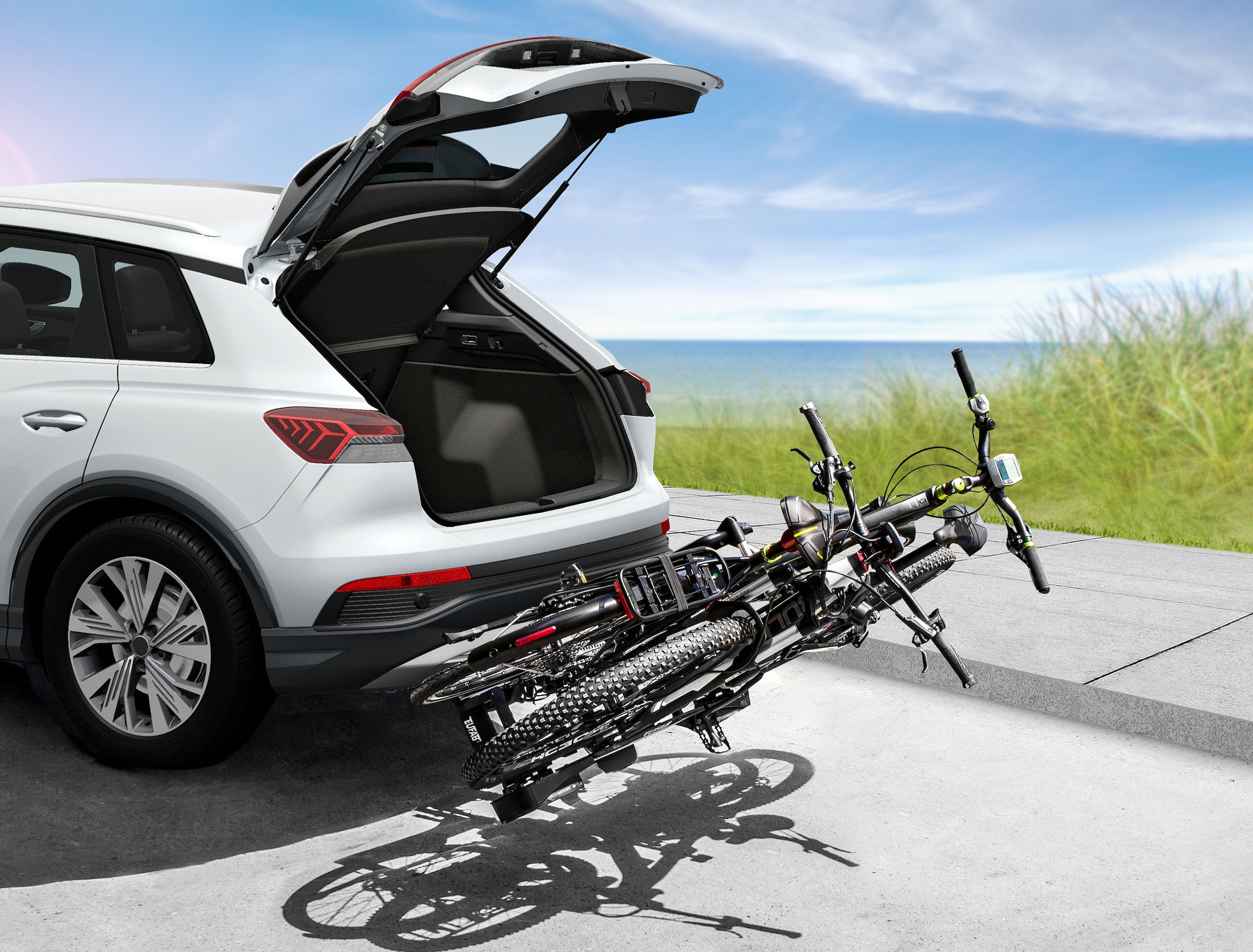 EUFAB Kupplungsfahrradträger »Fahrradträger FINCH für 2 Fahrräder«