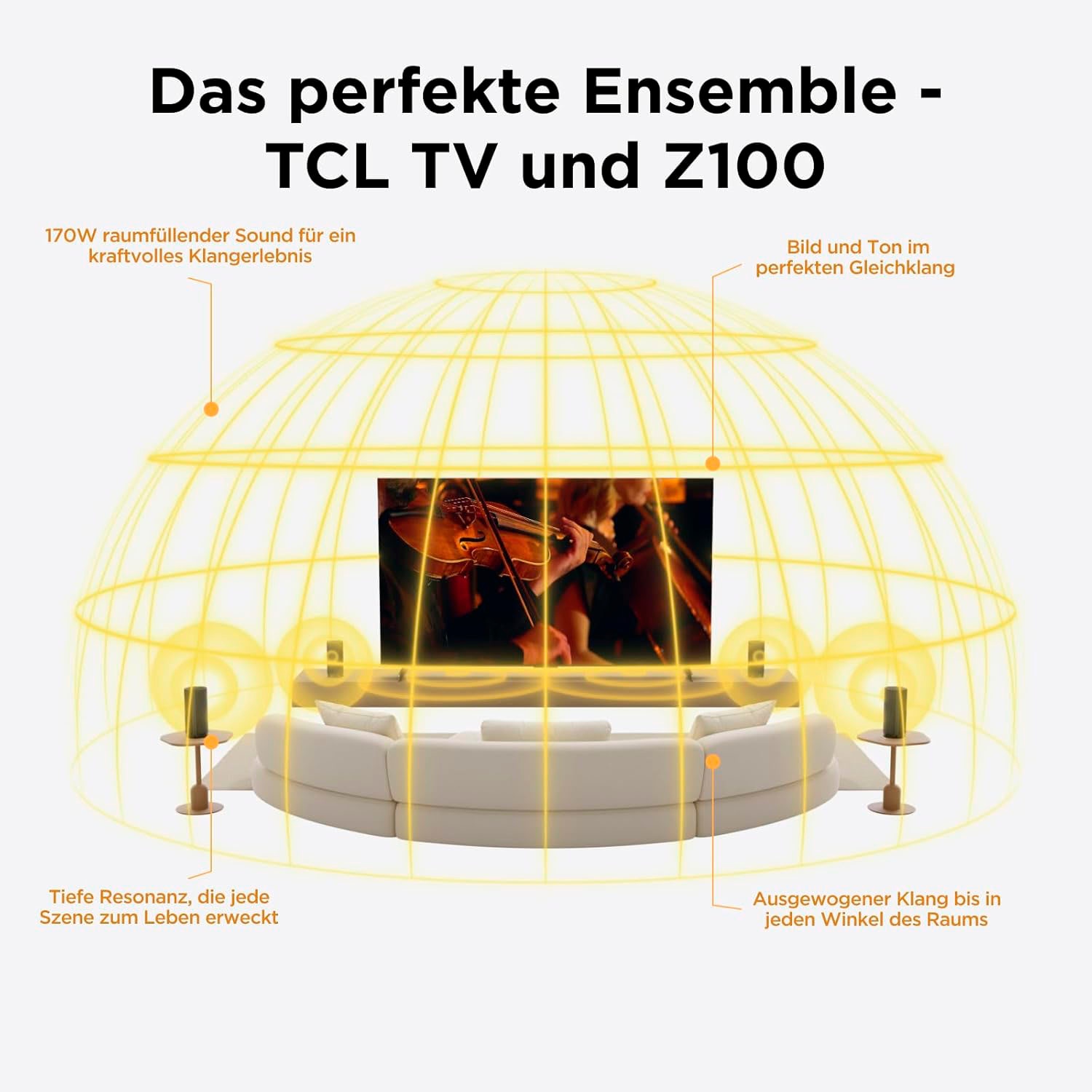 TCL Lautsprecher »Z100-SW« 1.1.1 (WLAN Bassregelung 130 W)