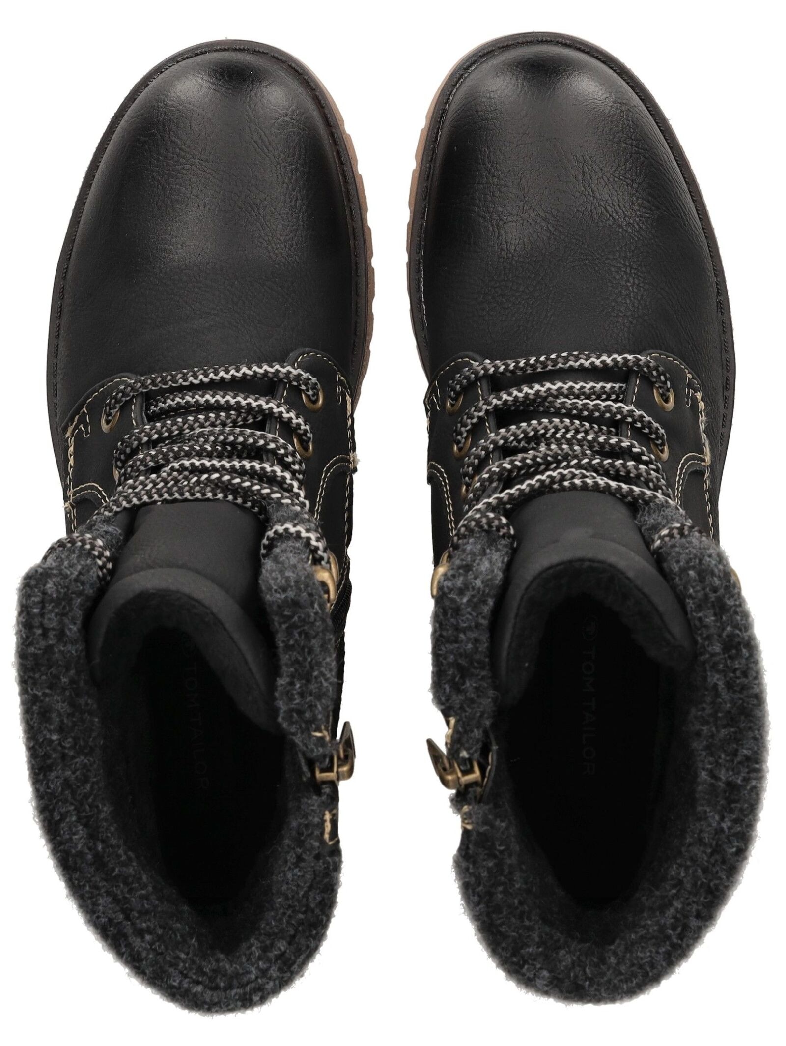 TOM TAILOR Schnürstiefelette »Tom Tailor Stiefelette Lederimitat«