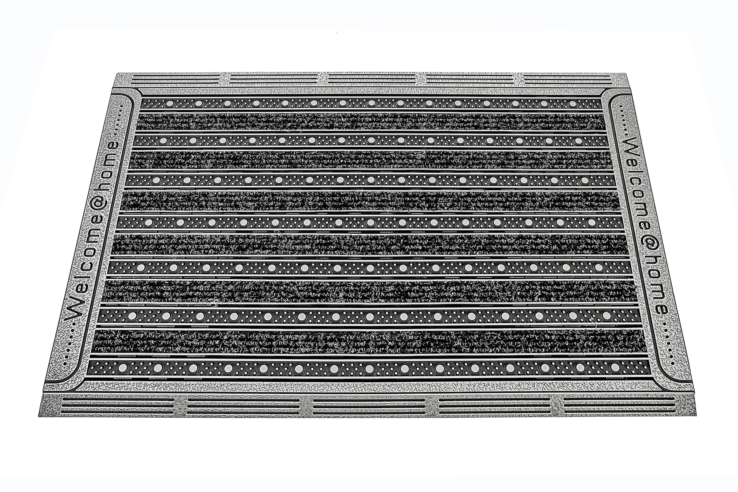 Home2Fashion Fußmatte »GridClean HomeXL«, rechteckig, 10 mm Höhe, Schmutzfangmatte, robust & strapazierfähig, In- und Outdoor geeignet