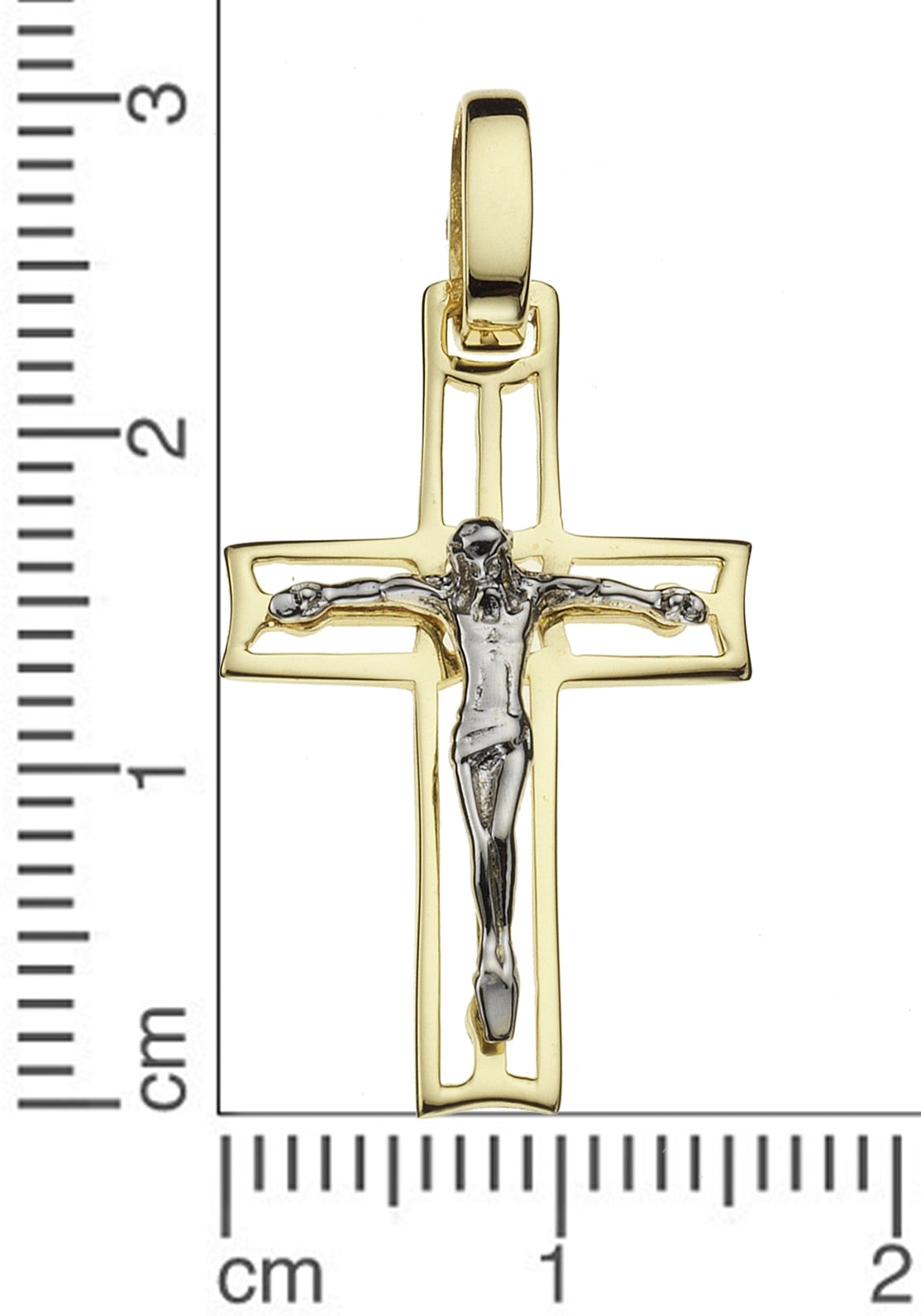 Firetti Kreuzanhänger »Schmuck Geschenk Gold 333 Halsschmuck Anhänger für Halskette Kreuz« ()