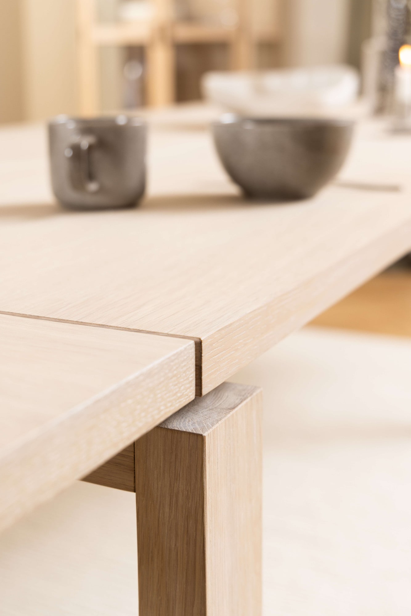 ACTONA GROUP Esstisch »Linley Tisch« Eichenfurnier geölt, Ausziehplatte vorbereitet, B: 200 cm