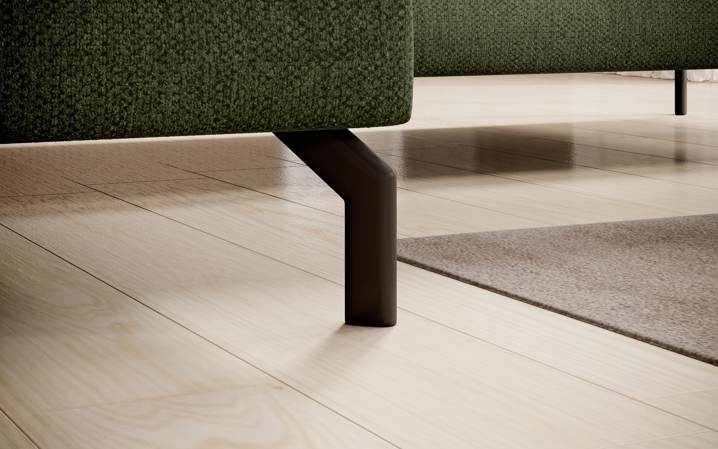 INOSIGN Ecksofa »Cross, mit softem Sitz, L-Form, wendbare Zierkissen, Breite 284 cm«, Couch mit vielen Kissen, stylische Kreuznaht, elegante Metallfüße