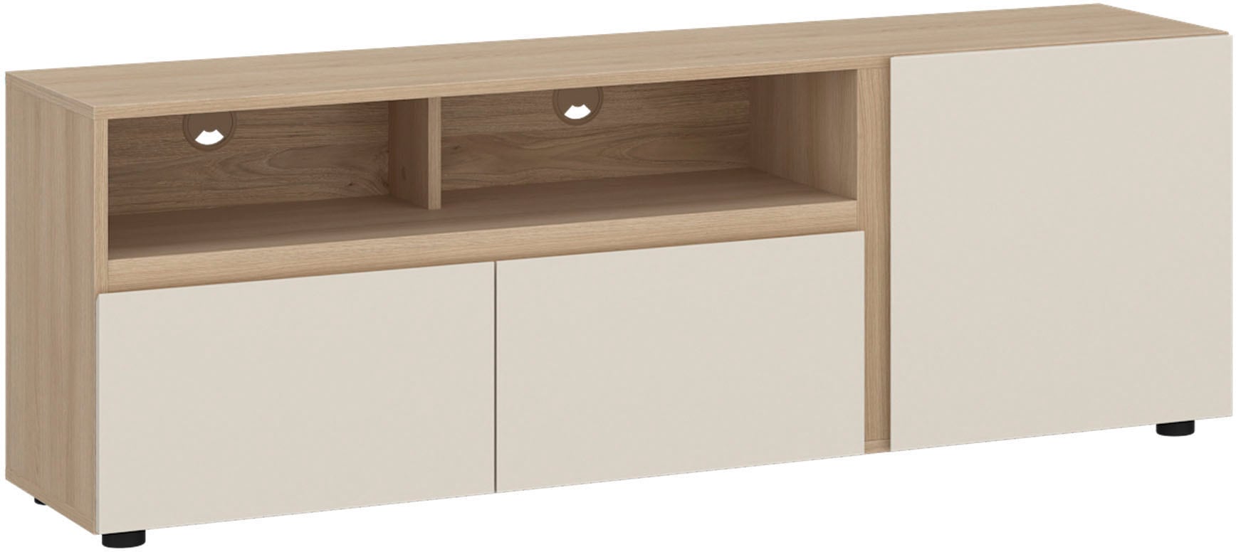 Home affaire Lowboard »TAVERA« Lowboard Breite 149 cm, modern, grifflos, viel Stauraum