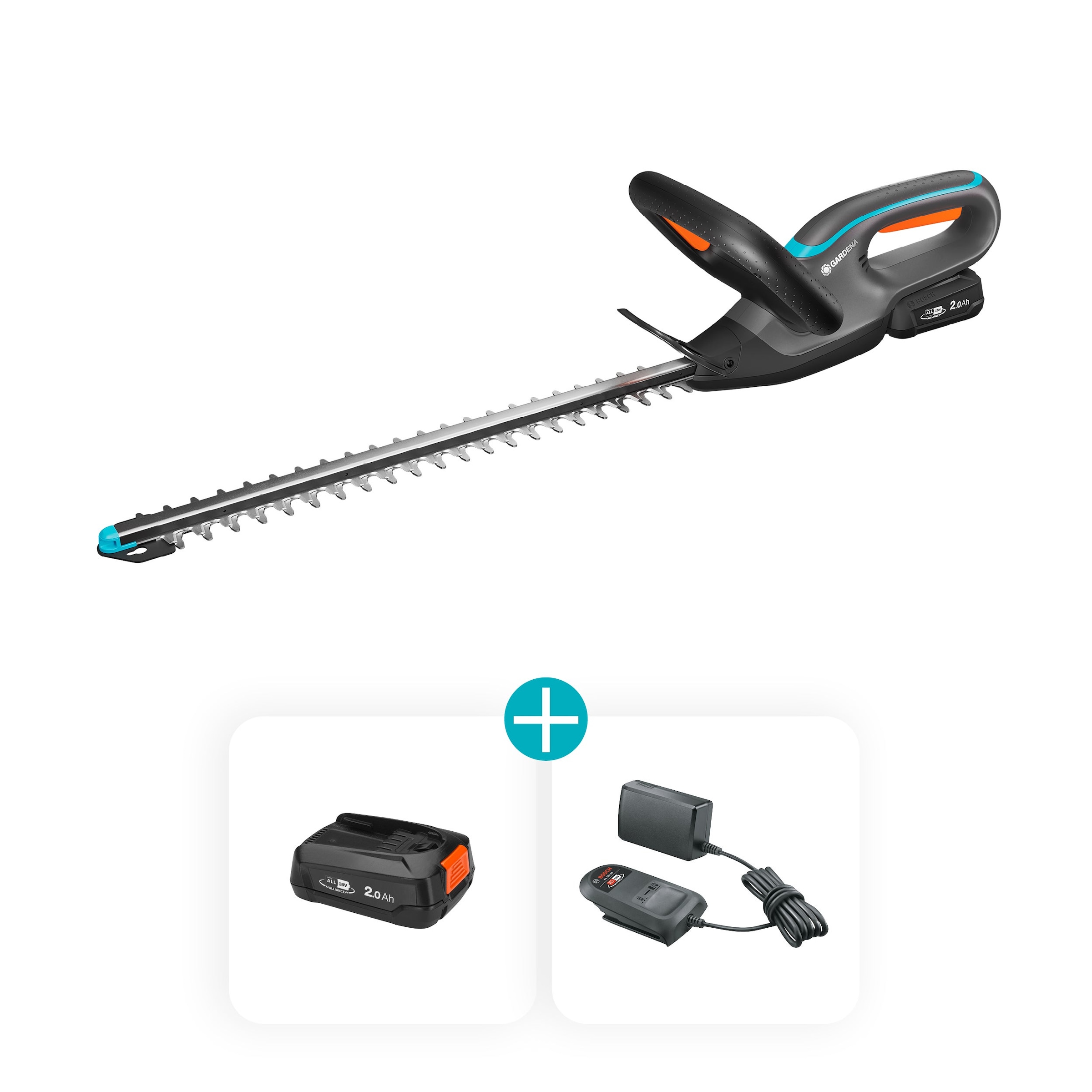 GARDENA Akku-Heckenschere »EasyCut 45/18V P4A Ready-To-Use Set« ()  Inkl. Akku und Ladegerät