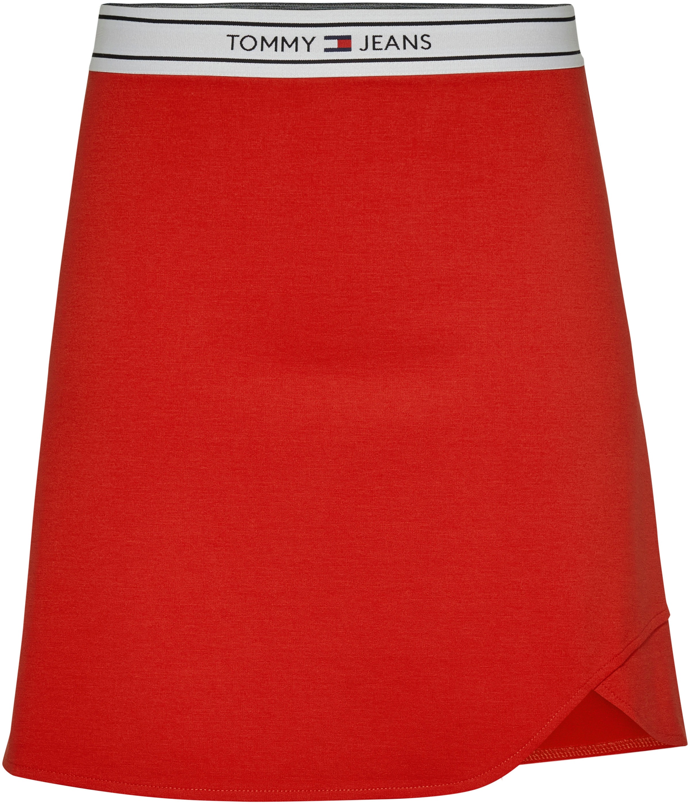 Tommy Jeans Jerseyrock »TJW LOGO TAPING MINI SKIRT« Webrock Mit Tommy Jeans Logo-Elastiktape