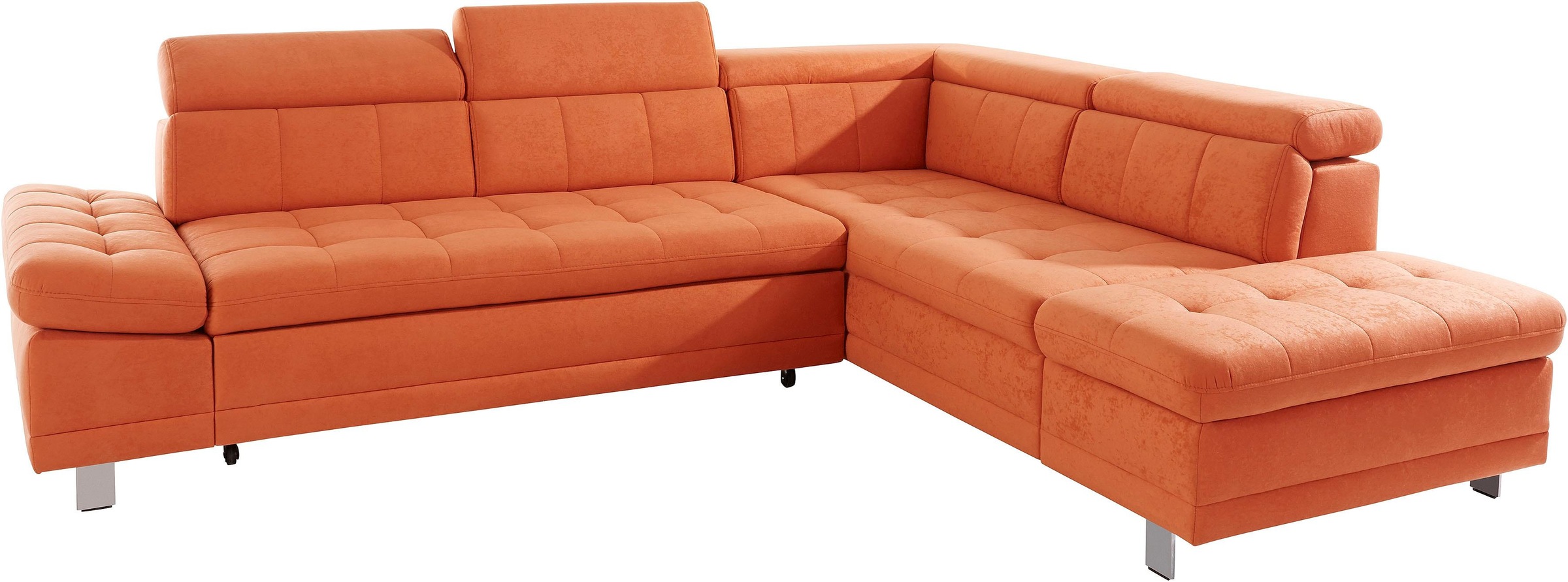 sit&more Ecksofa »Limit L-Form«, wahlweise mit Bettfunktion und Bettkasten