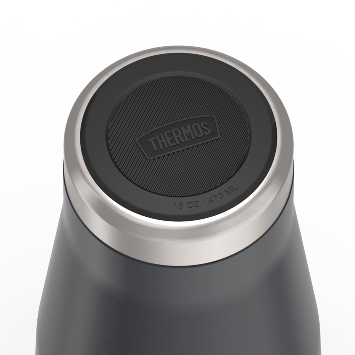 THERMOS Thermobecher »ICON MUG, rutschfester Boden, 360° Trinkfunktion, spülmaschinenfest«, (1 tlg.), 0,47l, 7h heiß & 22h kalt, absolut dicht, Dura-Seal-Deckel