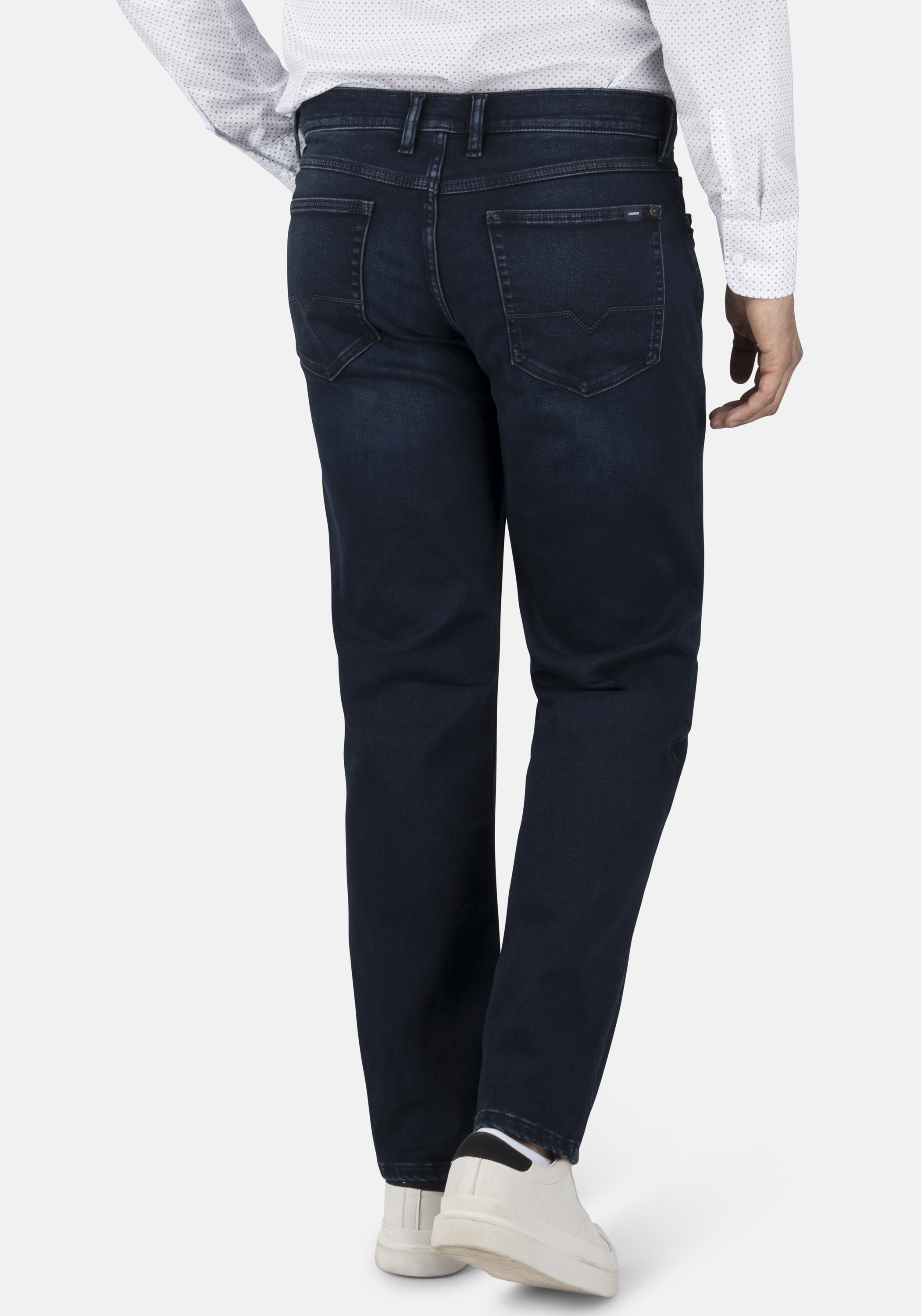 Stooker Men 5-Pocket-Jeans »Frisco Thermo Straight Fit«, Straight Fit Casual Clean Wash Denim Thermo Effekt für Herren
