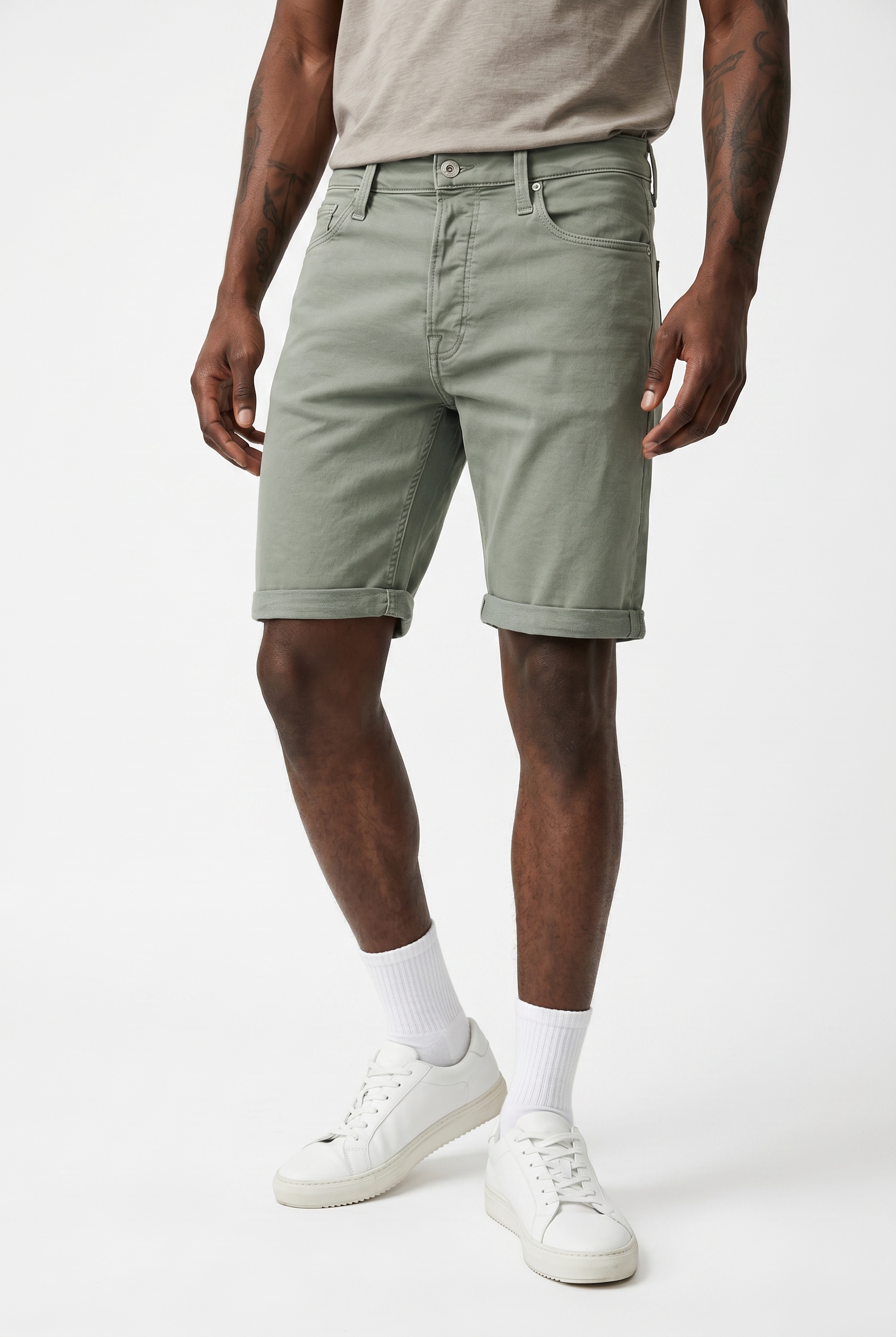 Jack & Jones Bermudas »JJIRICK JJICON SHORTS SQ 110 I.K SN«  Baumwollmischung, regular fit