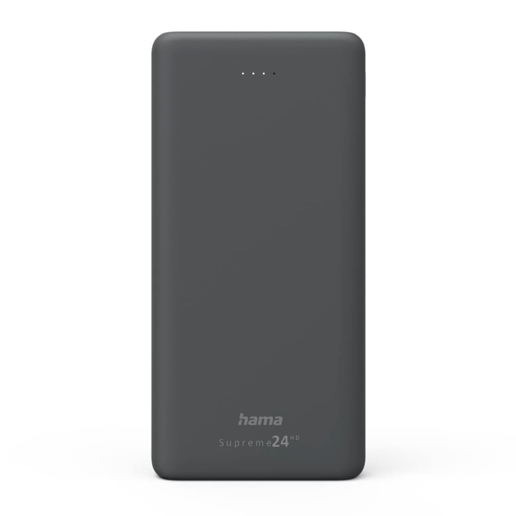 Hama Powerbank »Power Pack "Supreme 20HD" 20000mAh, 3 Ausgänge: 1x USB C, 2x USB A«, 24000 mAh, 3,7 V