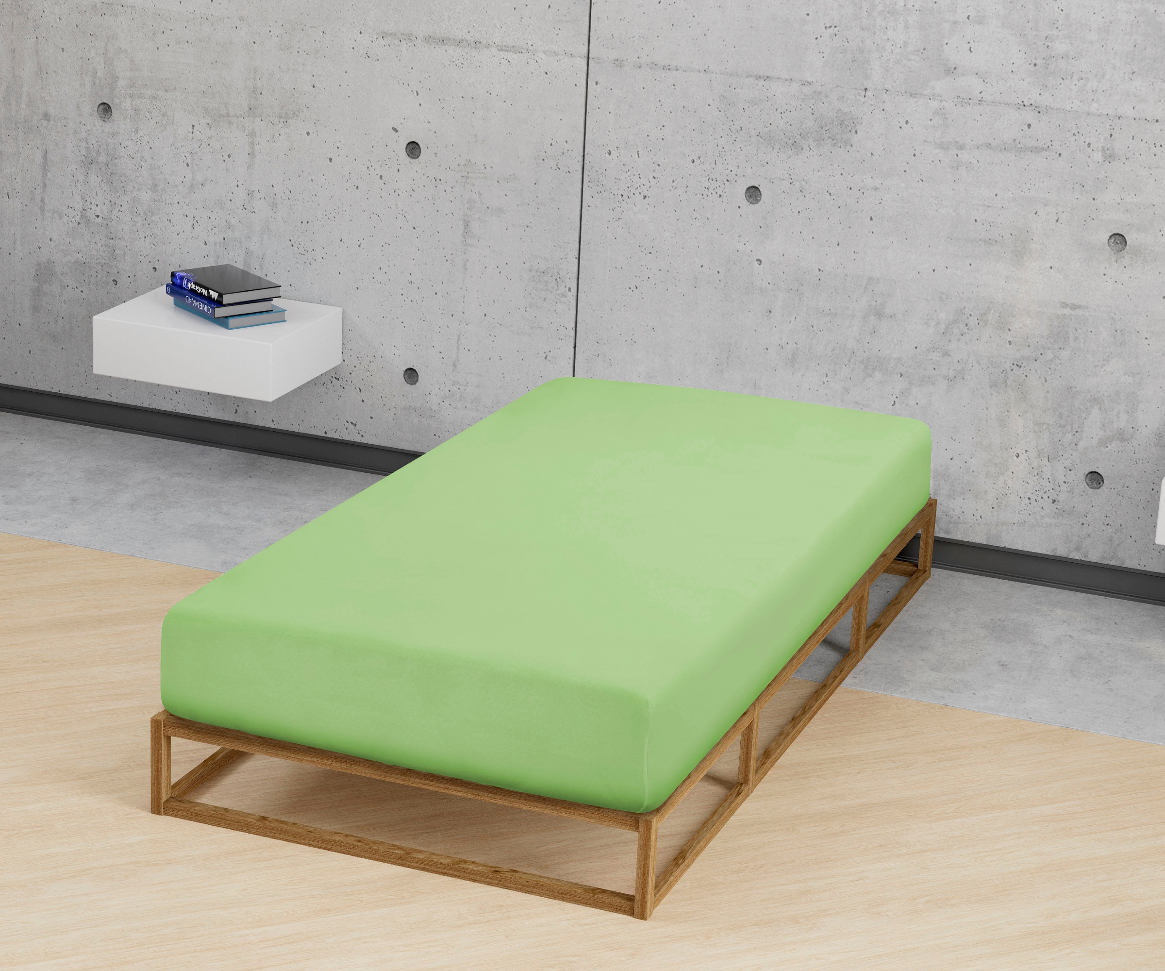 Biberna Spannbettlaken »Leila«, Bettlaken aus 100% Baumwolle, für Matratzenhöhen bis 22 cm