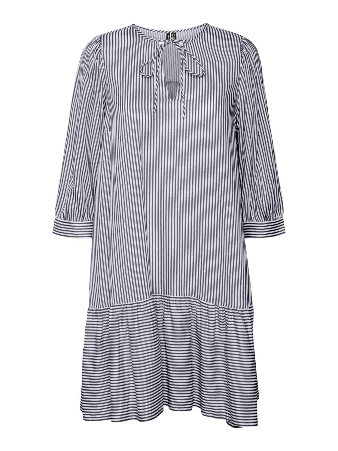 Vero Moda Tunikakleid »VMBUMPY 3/4 STRING TUNIC WVN GA«, mit Volant
