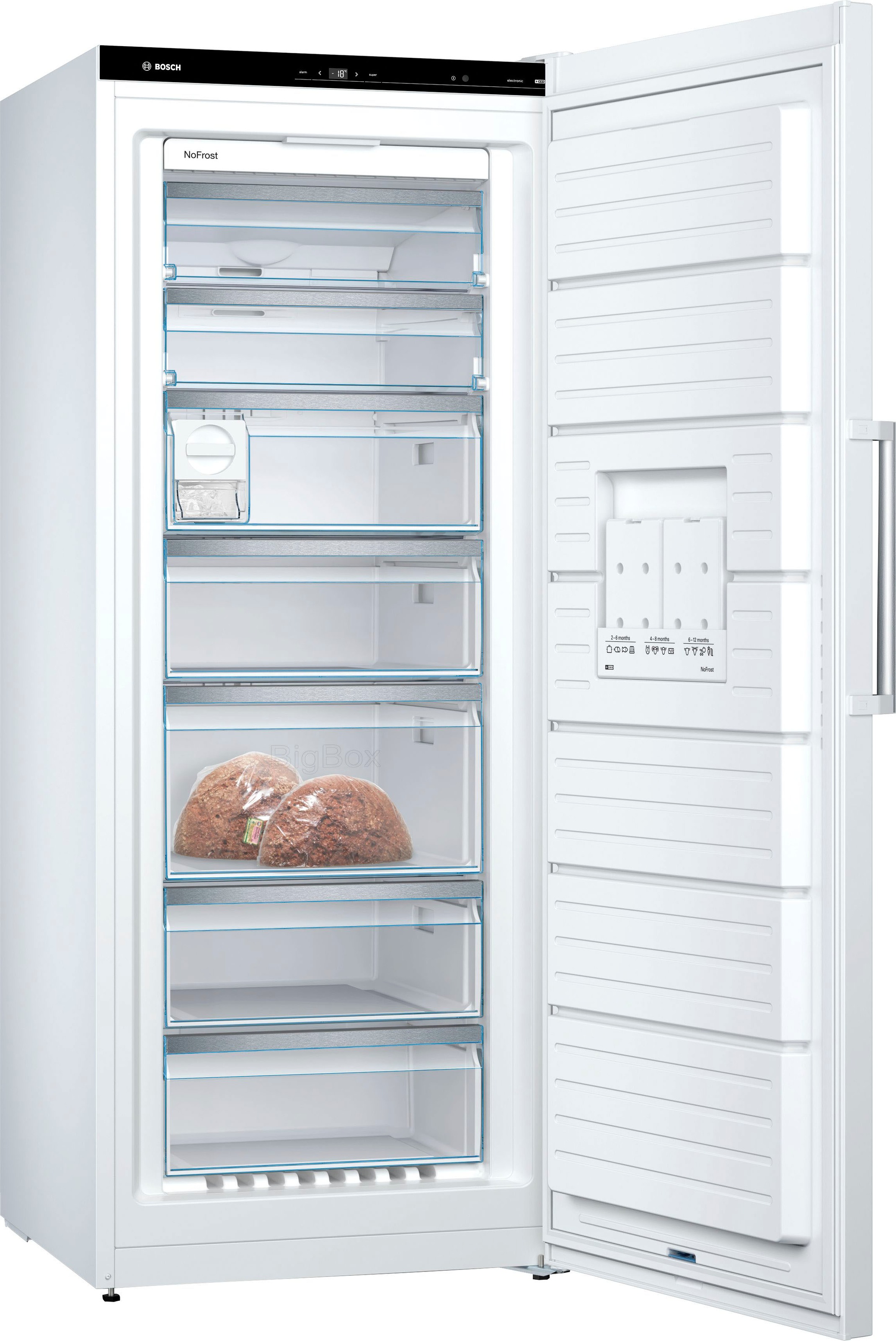 BOSCH Gefrierschrank »GSN54AWCV«, 176 cm hoch, 70 cm breit günstig online kaufen