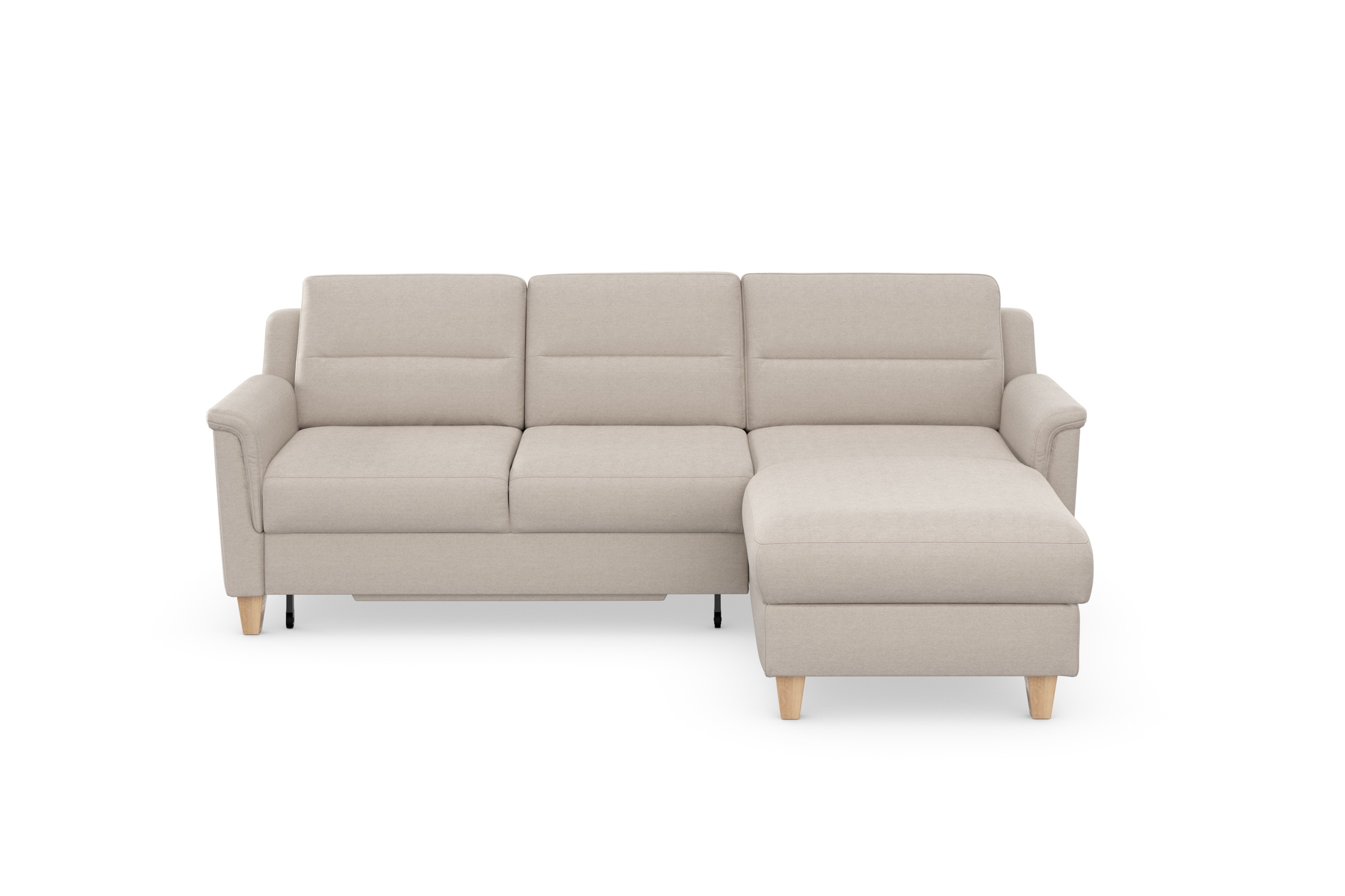 sit&more Ecksofa »Farö L-Form«, inklusive Federkern, wahlweise mit Bettfunktion und Bettkasten
