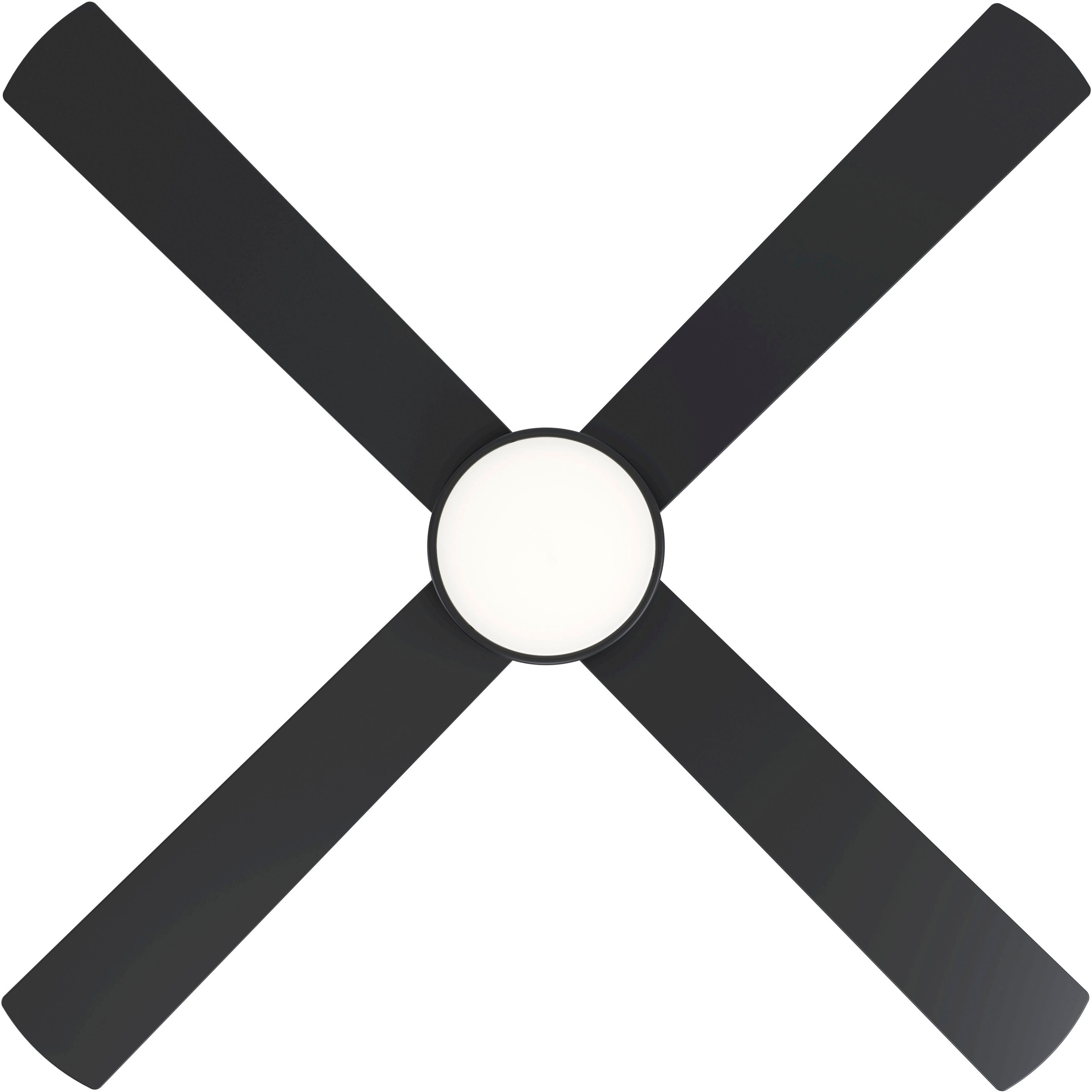 EGLO LED Deckenleuchte »TRINIDAD Deckenventilator«, 1 flammig, Leuchtmittel LED-Modul | LED wechselbar, Deckenlampe, Ventilator, Wendeflügel, Fernbedienung, dimmbar, Ø 122cm