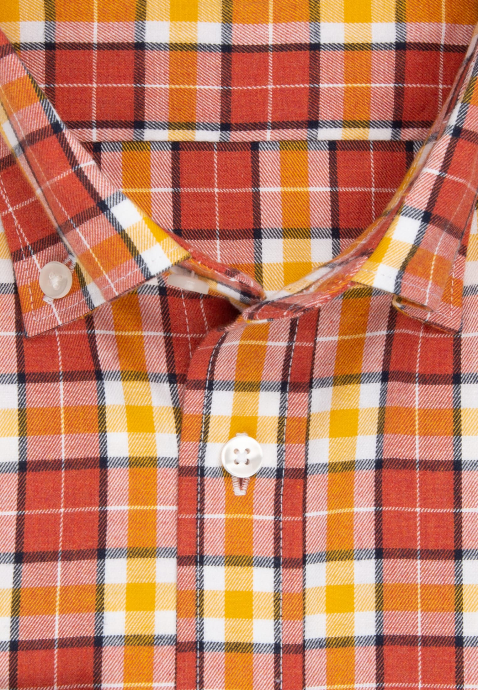 seidensticker Flanellhemd »Regular«, Regular Langarm Button-Down-Kragen Karo