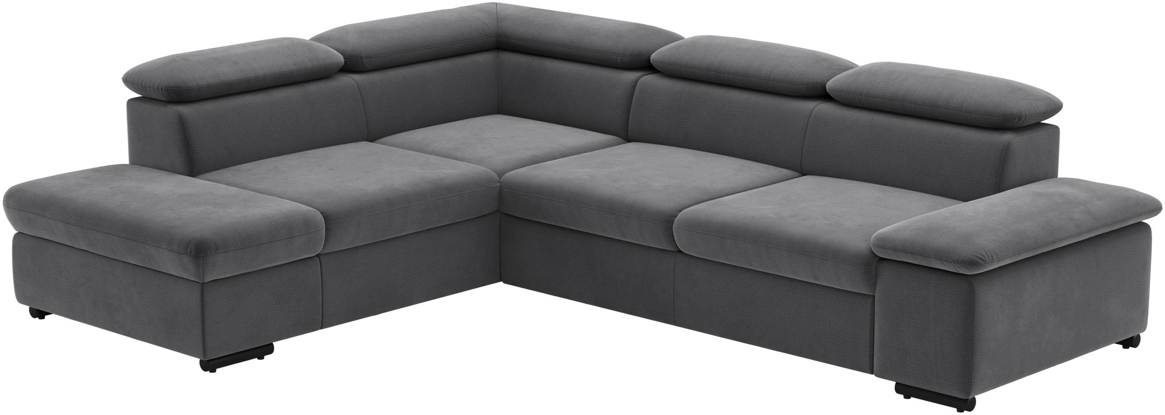sit&more Ecksofa »Alcudia L-Form«, mit Armteilverstellung, optional Kopfteilverstellung und Bettfunktion