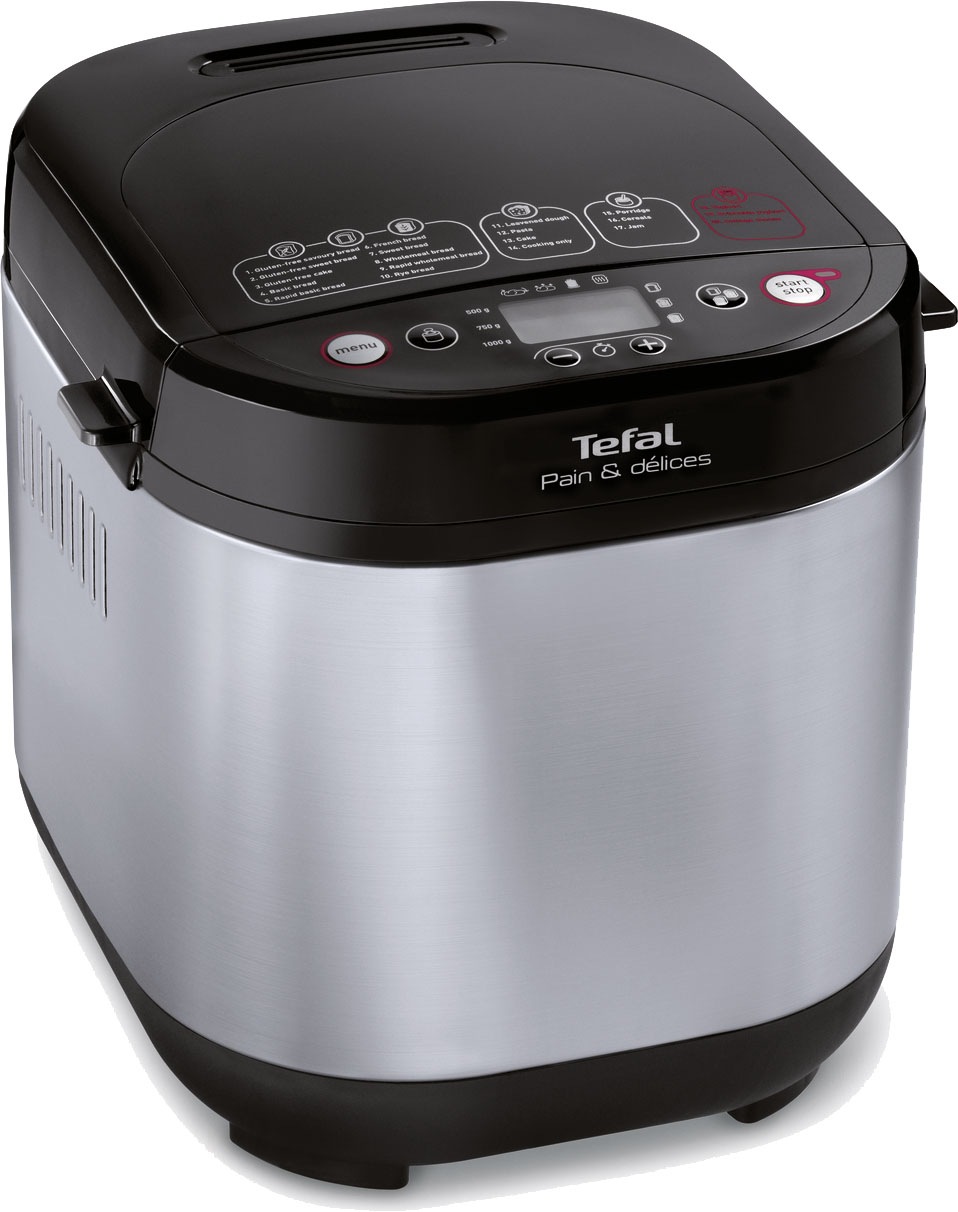 Tefal Brotbackautomat »Pain&Délices«, 20 Programme, 610 W, 3 Brotgrößen & B günstig online kaufen