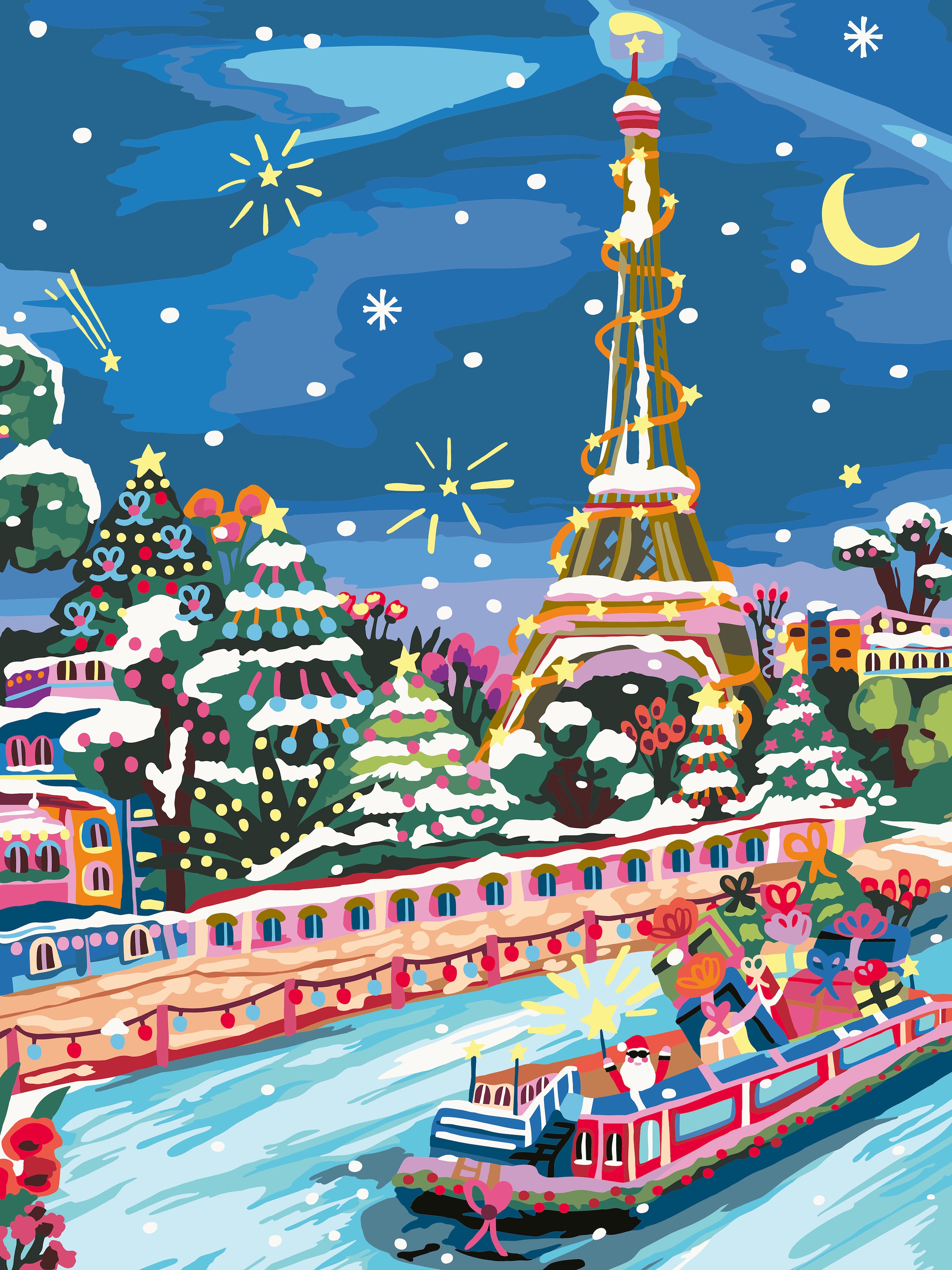 Ravensburger Malen nach Zahlen »CreArt, Weihnachten in Paris« Made in Europe