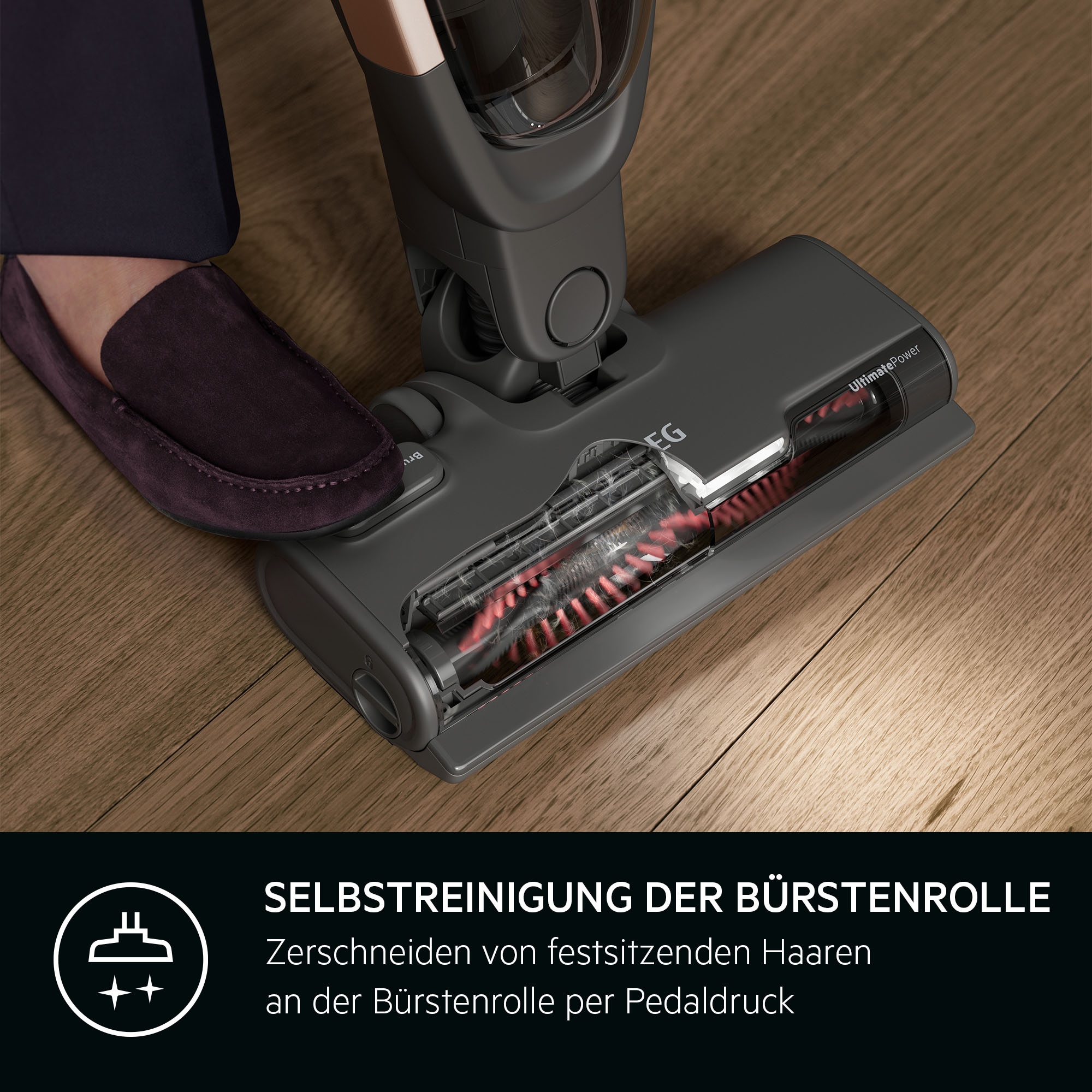 AEG Akku-Hand-und Stielstaubsauger »HYGIENIC 5000 AKKU-STAUBSAUGER (AS52H212XN)« 2in1, leise 79 dB(A), 58 % Recyclingmaterial, bis zu 50 Min. Laufzeit