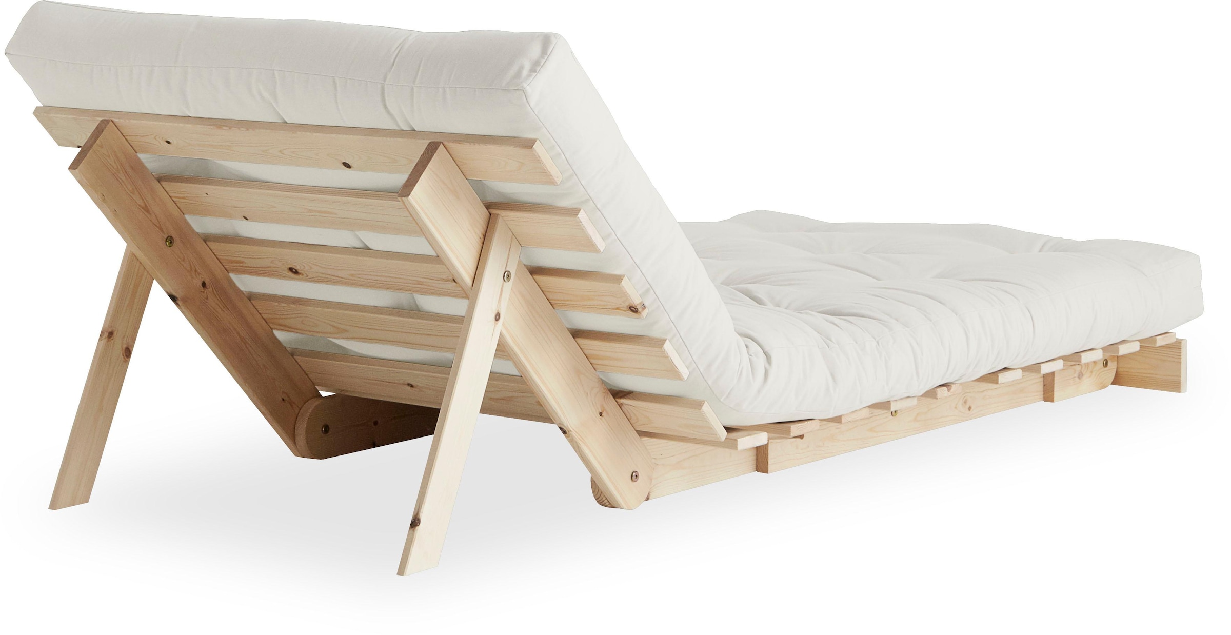 Karup Design Daybett »Daybett Roots Schlafsofa – Gästebett & Sofa aus FSC®-Kiefer« Inkl. Futonmatratze, in mehreren Größen & Farben erhältlich