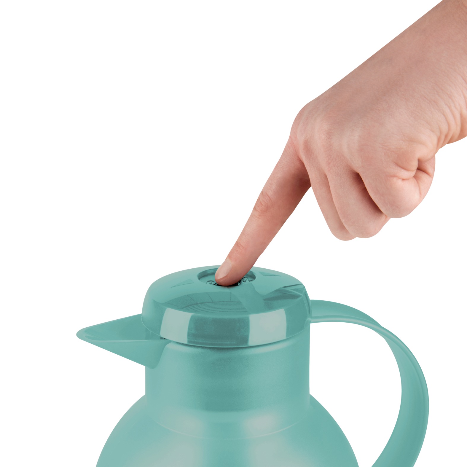 Emsa Isolierkanne »Samba«, 1,5 l, XXL-Modell, zeitloses Design, einfacher Knopfdruck, 24h kalt, 12h warm