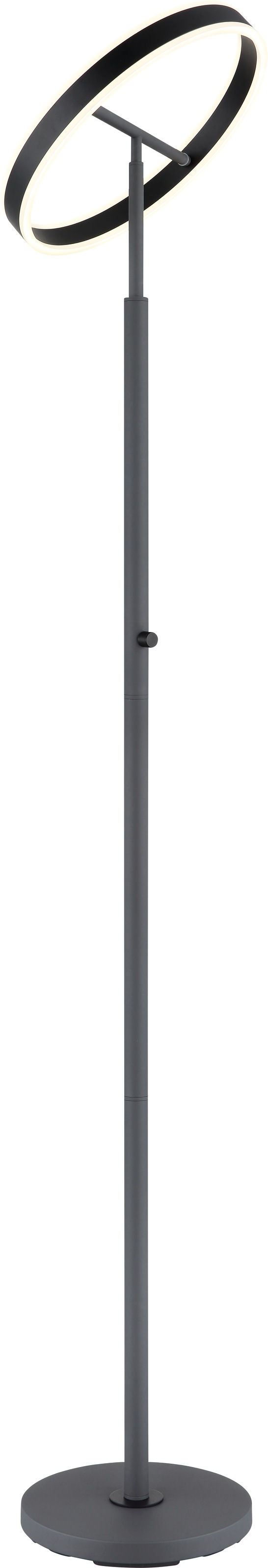 GLOBO LIGHTING Deckenfluter »EMANUEL« LED-Modul 1 Stk. LED Deckenfluter anthrazit, 4000K, Drehdimmer, starkes Licht