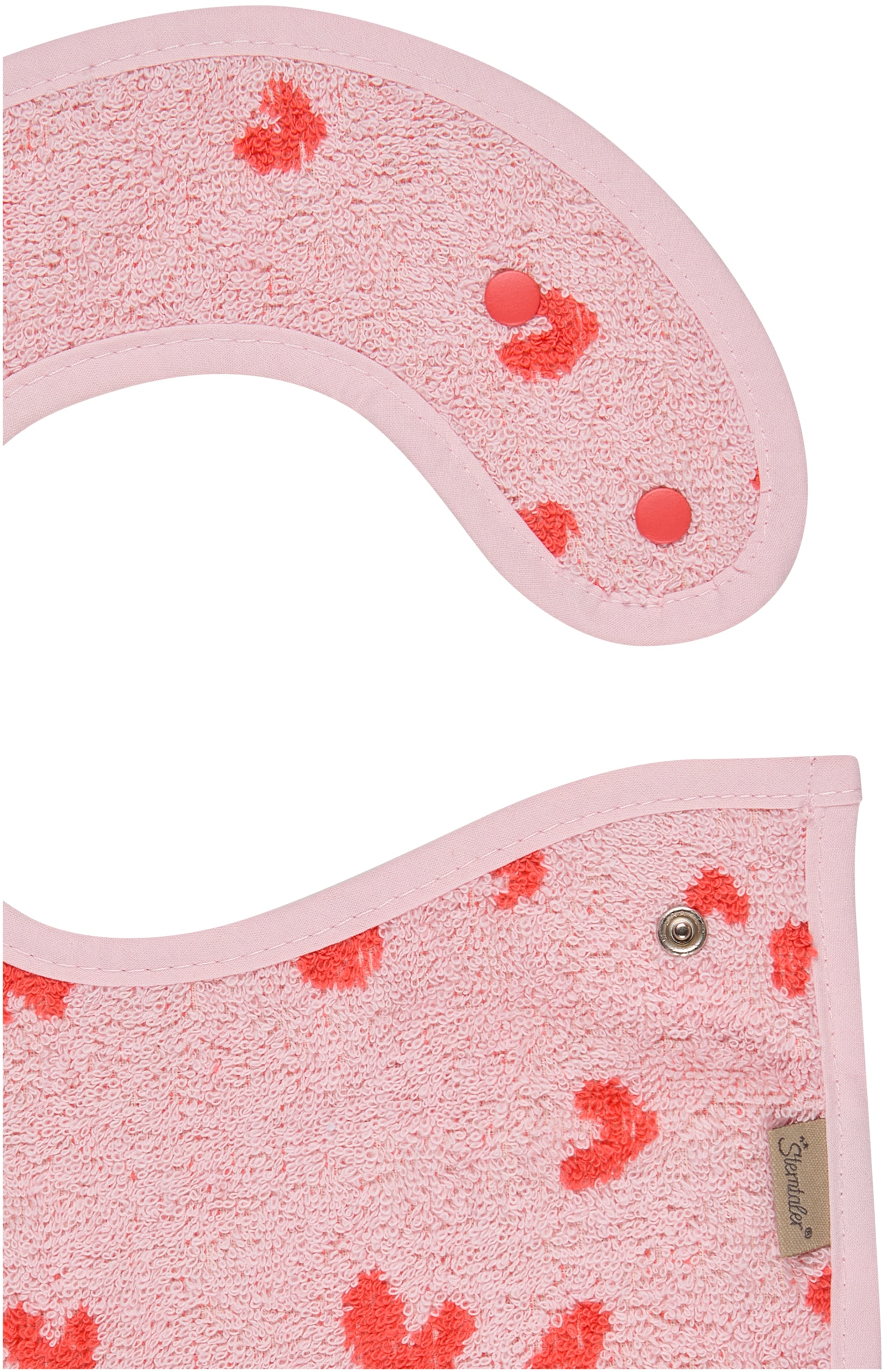 Sterntaler® Lätzchen »mit Druckknopf BÄR Betty mit Herzchen-Dekor«