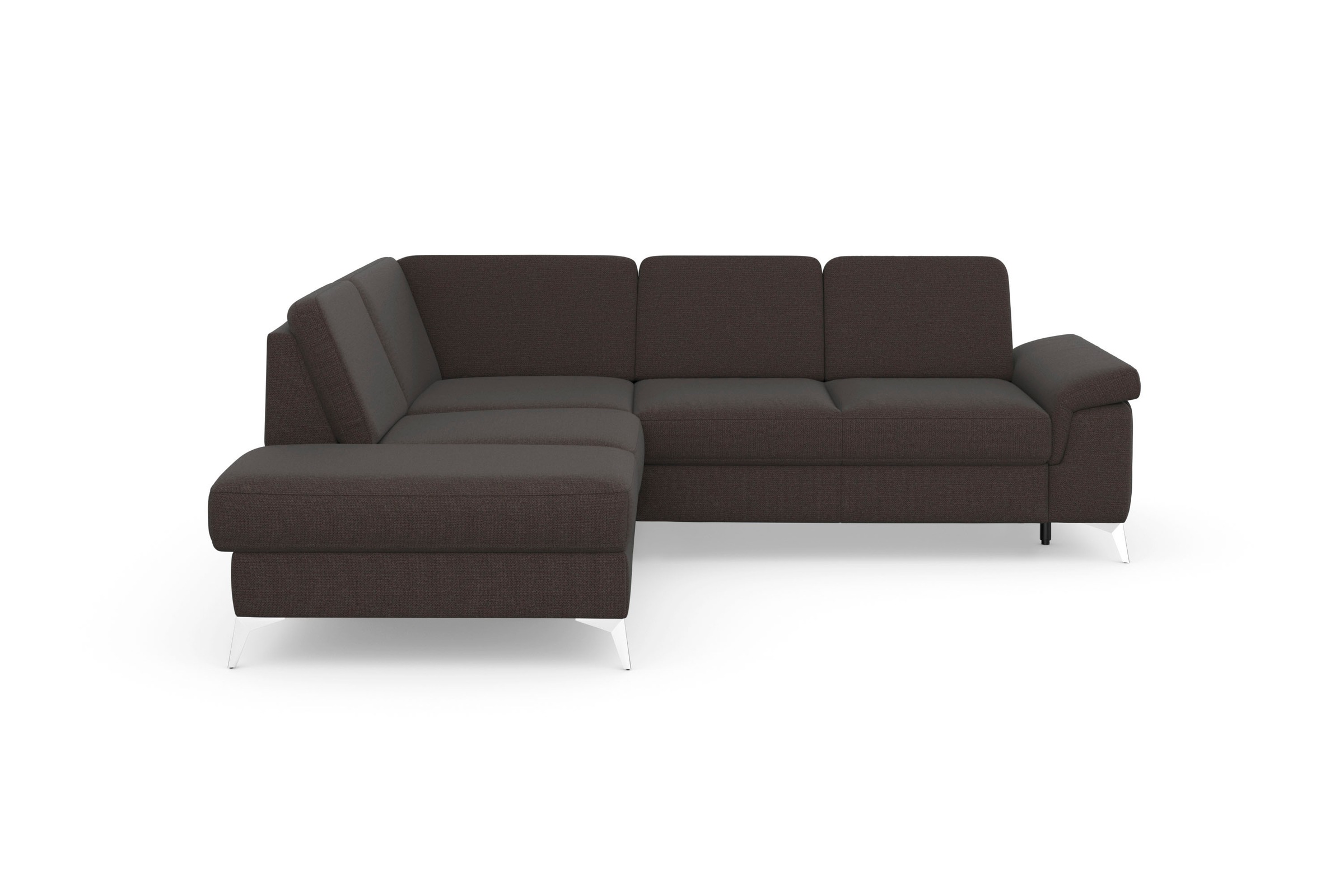 sit&more Ecksofa »Padua L-Form«, inklusive Sitztiefenverstellung, Armteilfu günstig online kaufen
