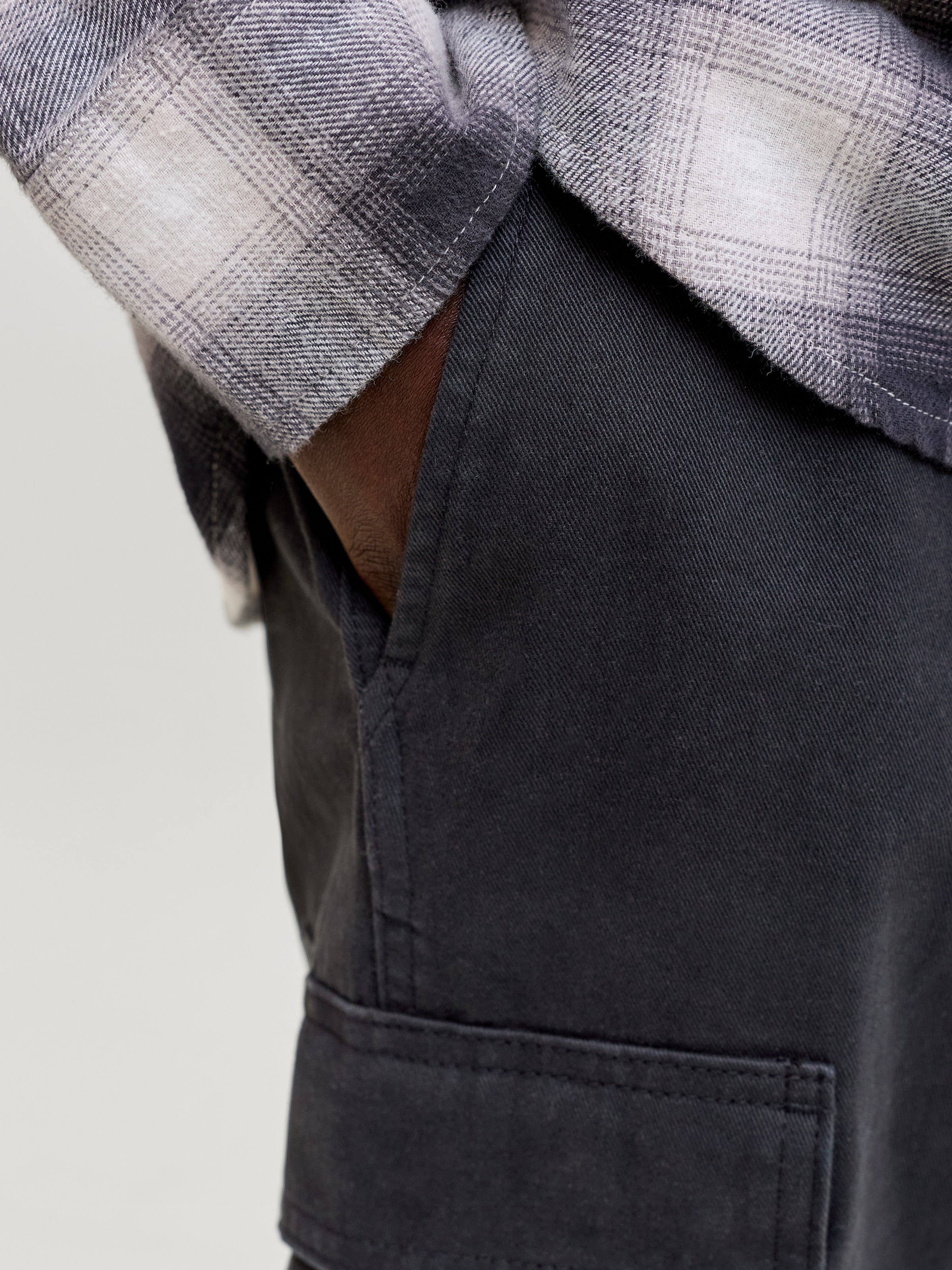 Jack & Jones PlusSize Cargoshorts »JPSTCOLE HUDSON BELTED CARGO SHORT PLS«