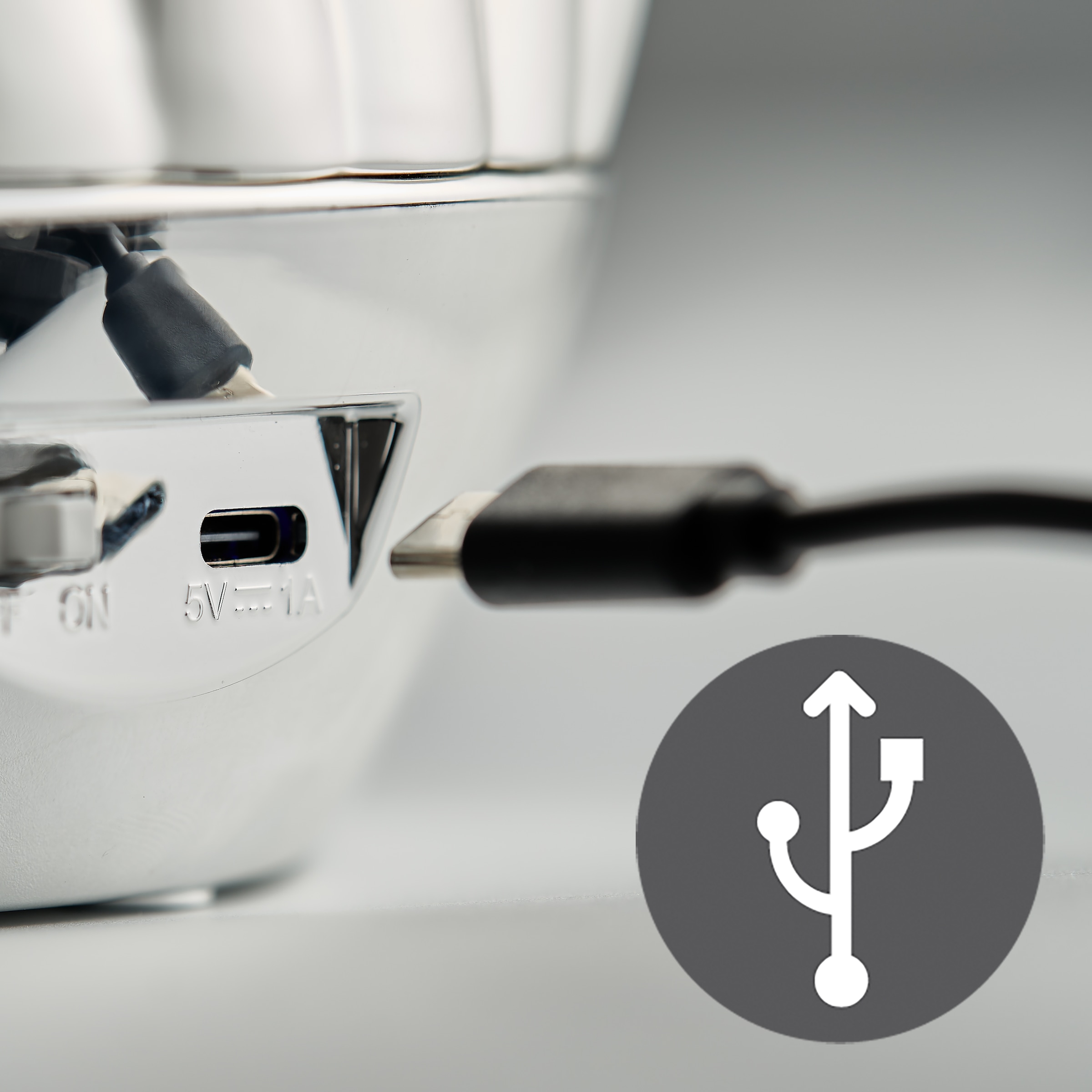 REALITY Leuchten LED Tischleuchte »SHELLY, Deko Tischlampe in Muschelform mit RGB Farbwechsel, 0,8W 15Lm« LED-Board 1 Stk. RGB Muschel Tischlampe mit Glitzerkugel und Farbwechsel inkl USB-Ladekabel