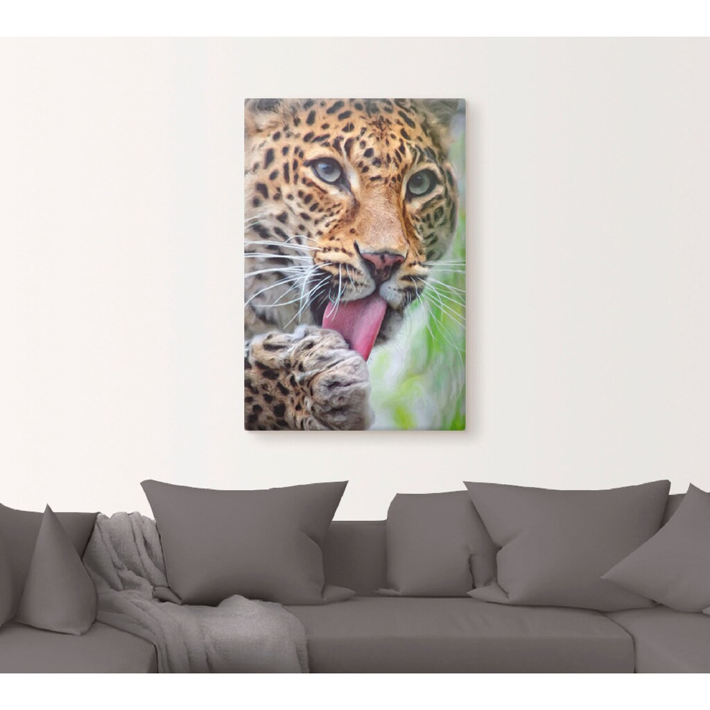 Artland Wandbild »Leopard«, Wildtiere, (1 St.)