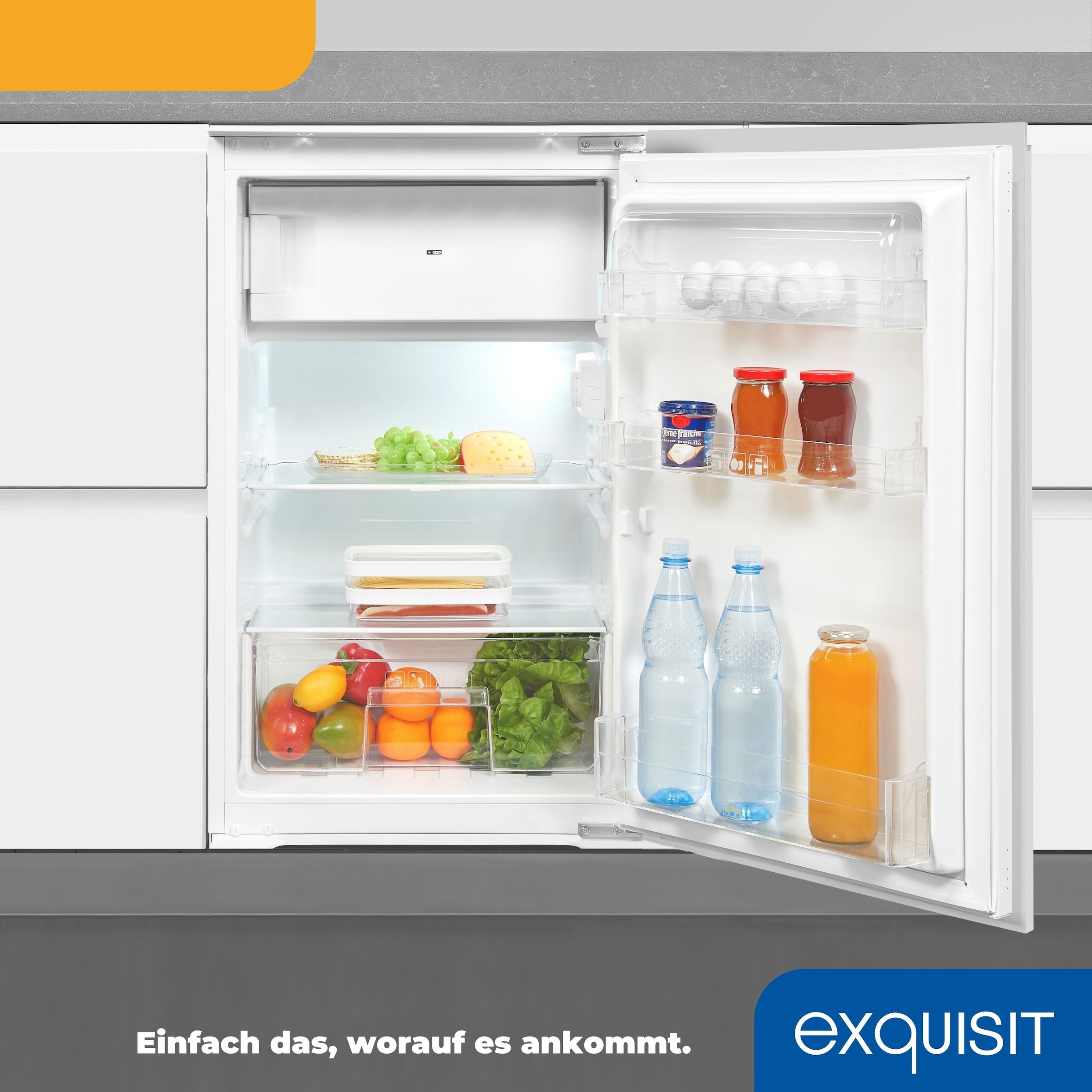 exquisit Einbaukühlschrank »EKS131-4-E-040D«