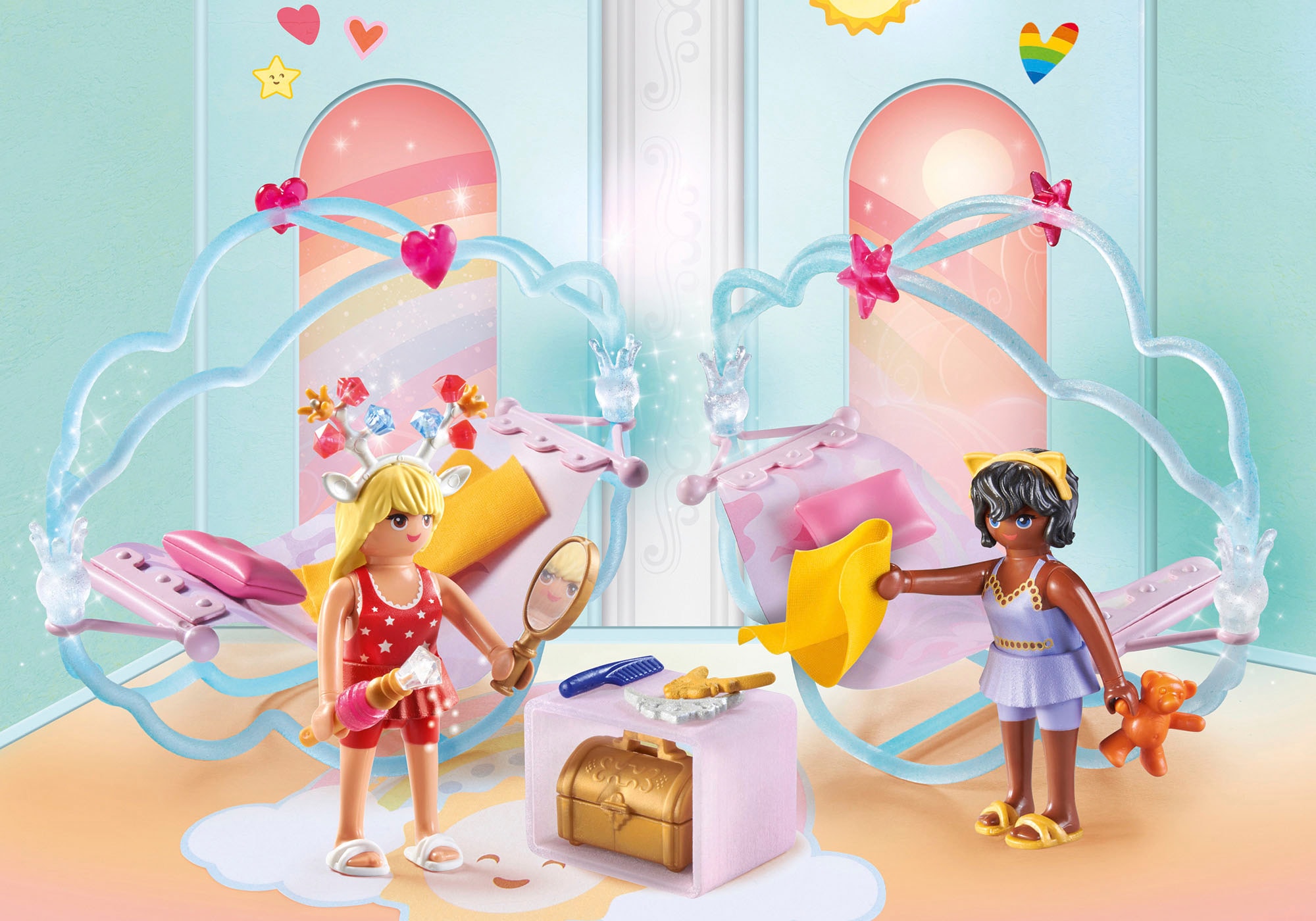 Playmobil® Konstruktions-Spielset »Himmlische Pyjamaparty (71362), Princess Magic«, (56 St.), Made in Europe